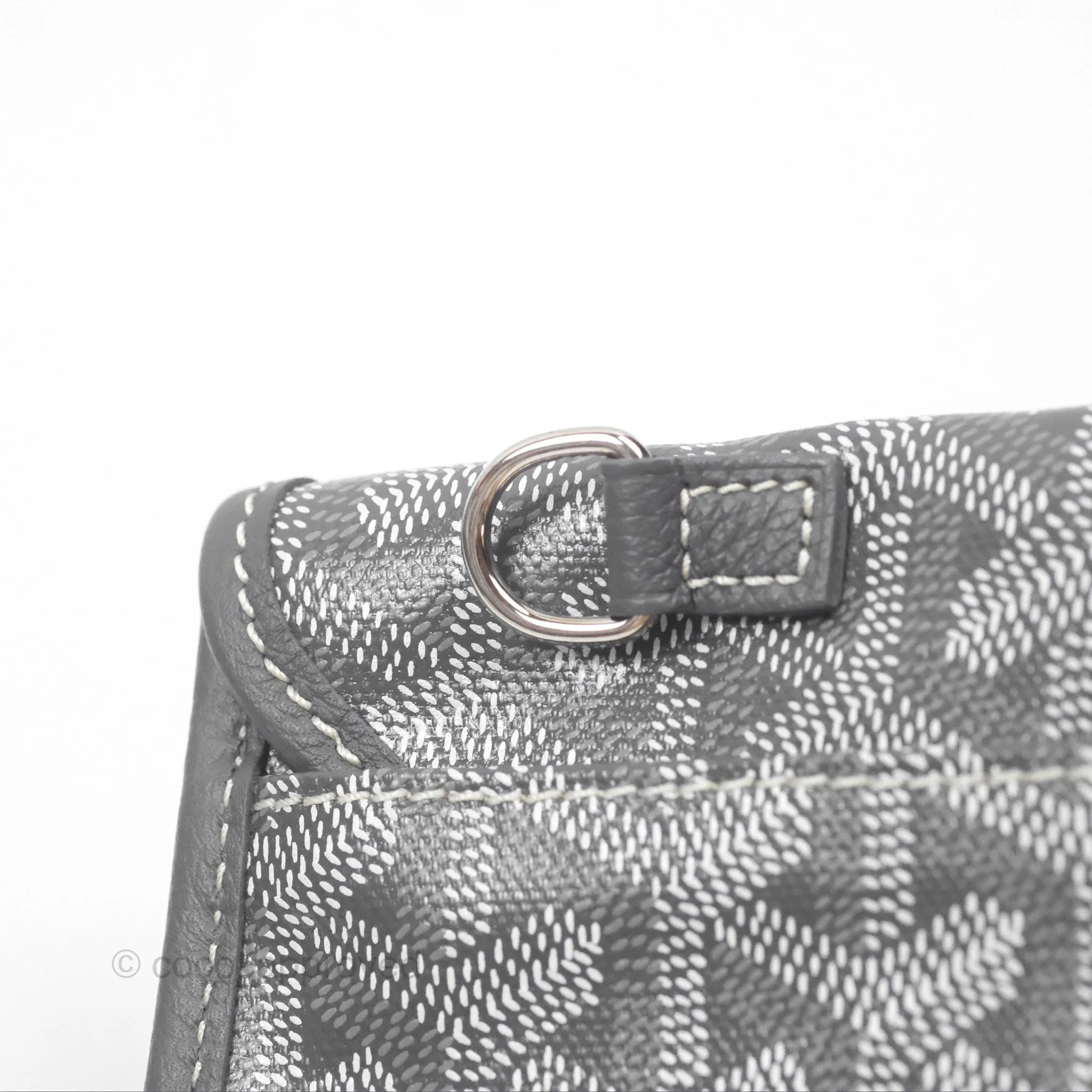 Goyard Bohme Hobo Bag Grey Goyardine Canvas