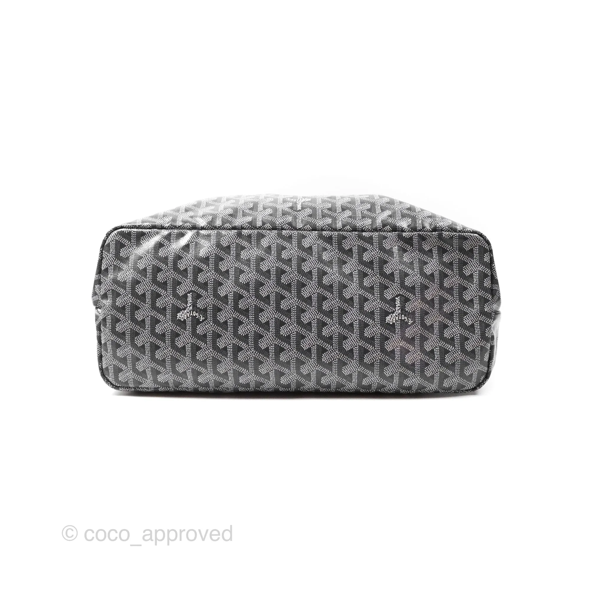 Goyard Bohme Hobo Bag Grey Goyardine Canvas