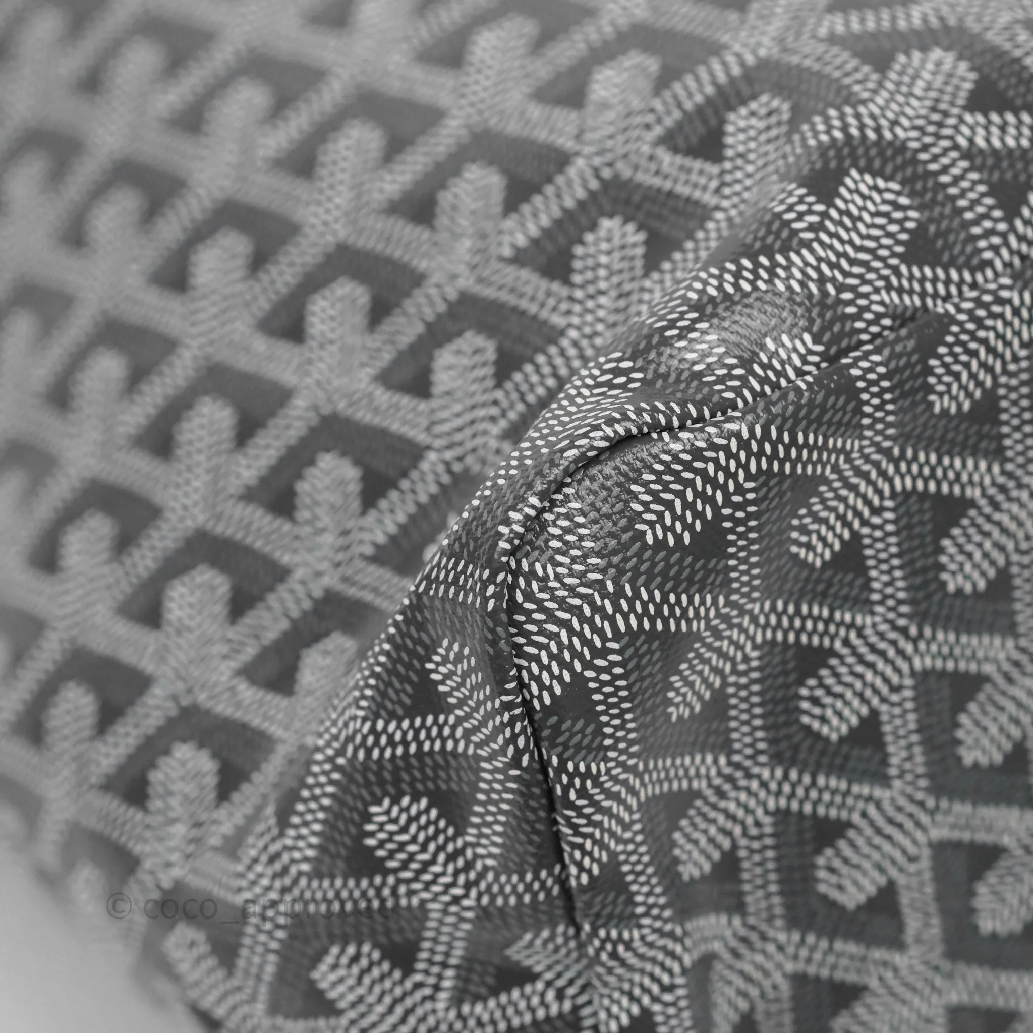 Goyard Bohme Hobo Bag Grey Goyardine Canvas