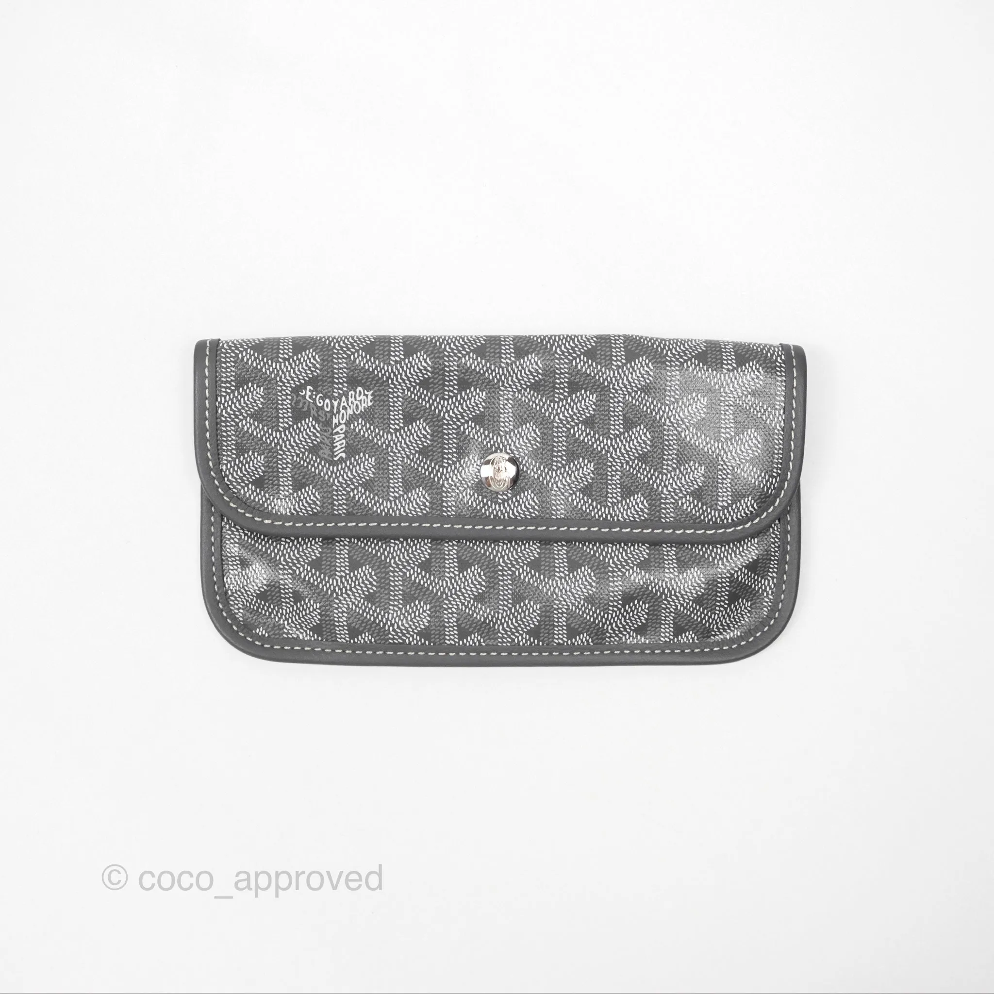 Goyard Bohme Hobo Bag Grey Goyardine Canvas