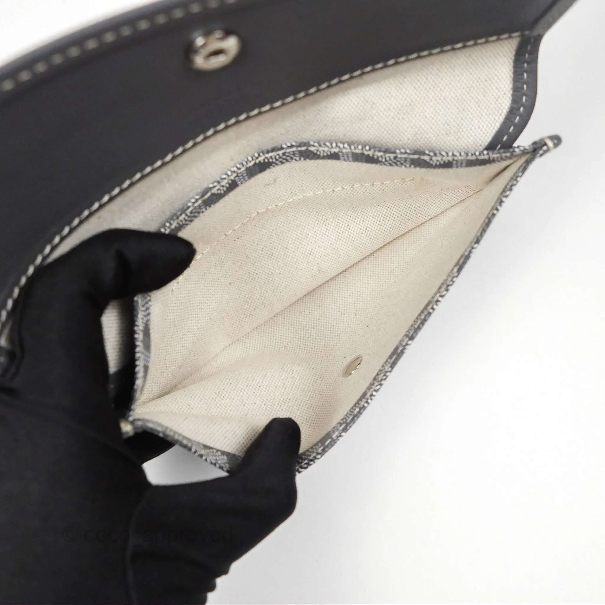 Goyard Bohme Hobo Bag Grey Goyardine Canvas