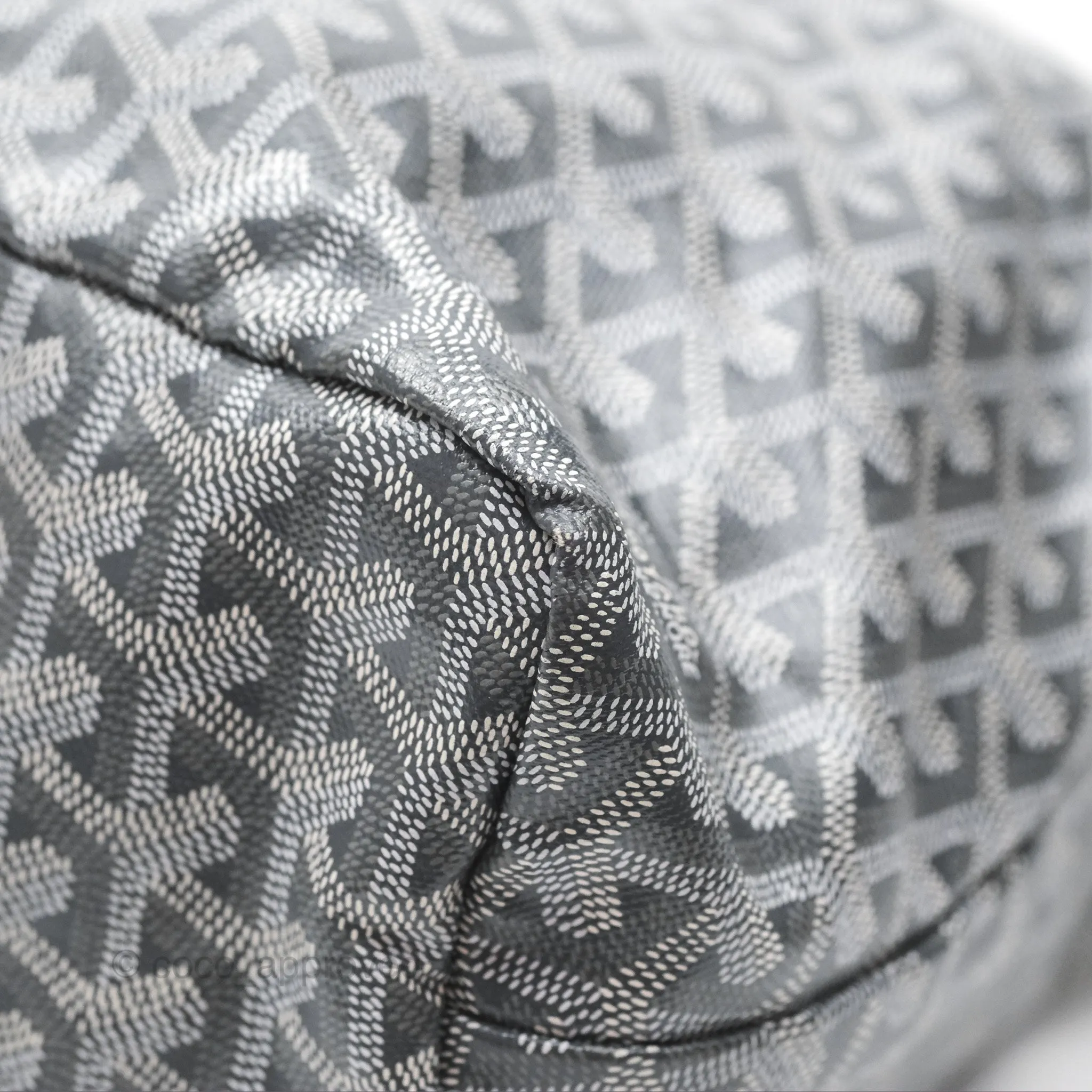 Goyard Bohme Hobo Bag Grey Goyardine Canvas
