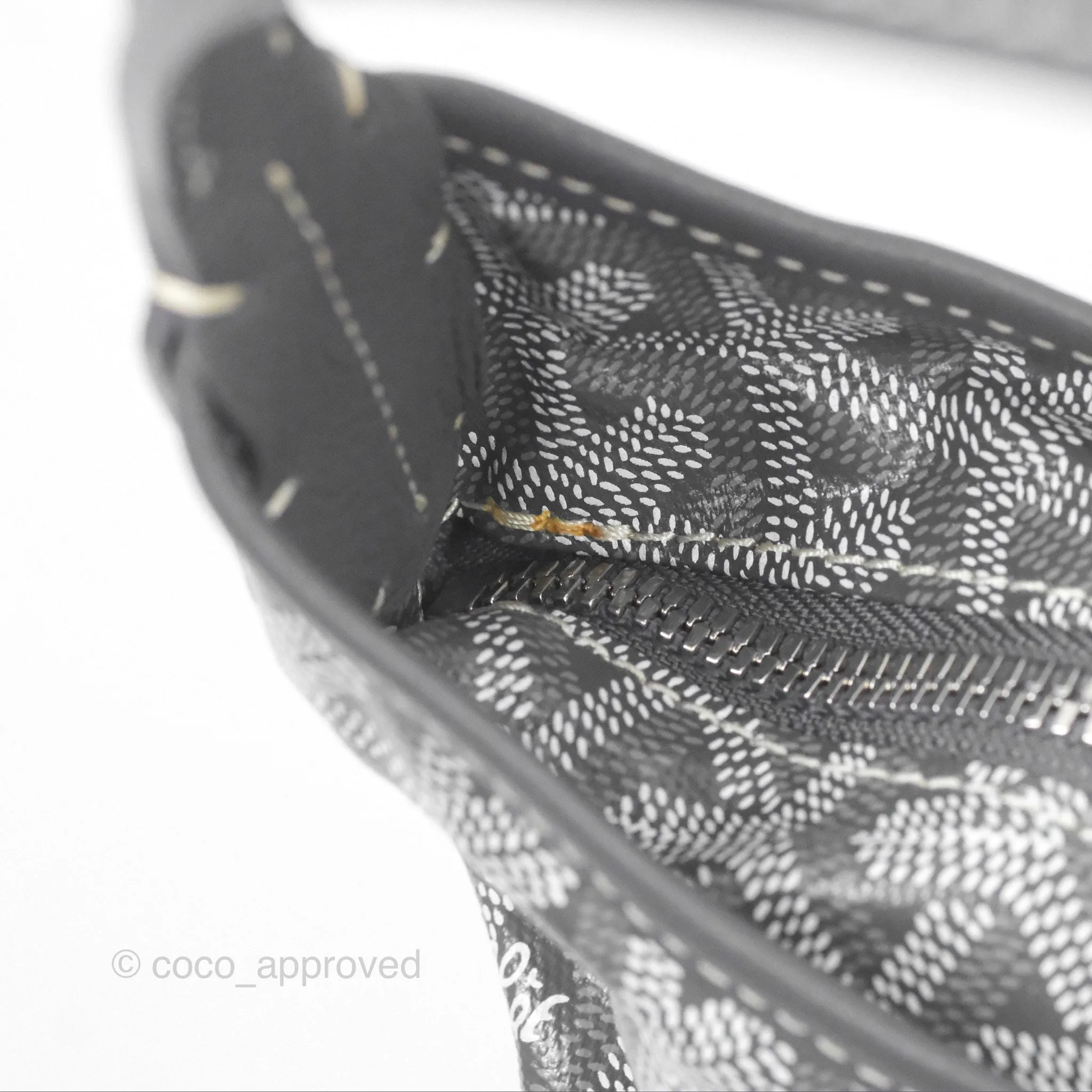 Goyard Bohme Hobo Bag Grey Goyardine Canvas