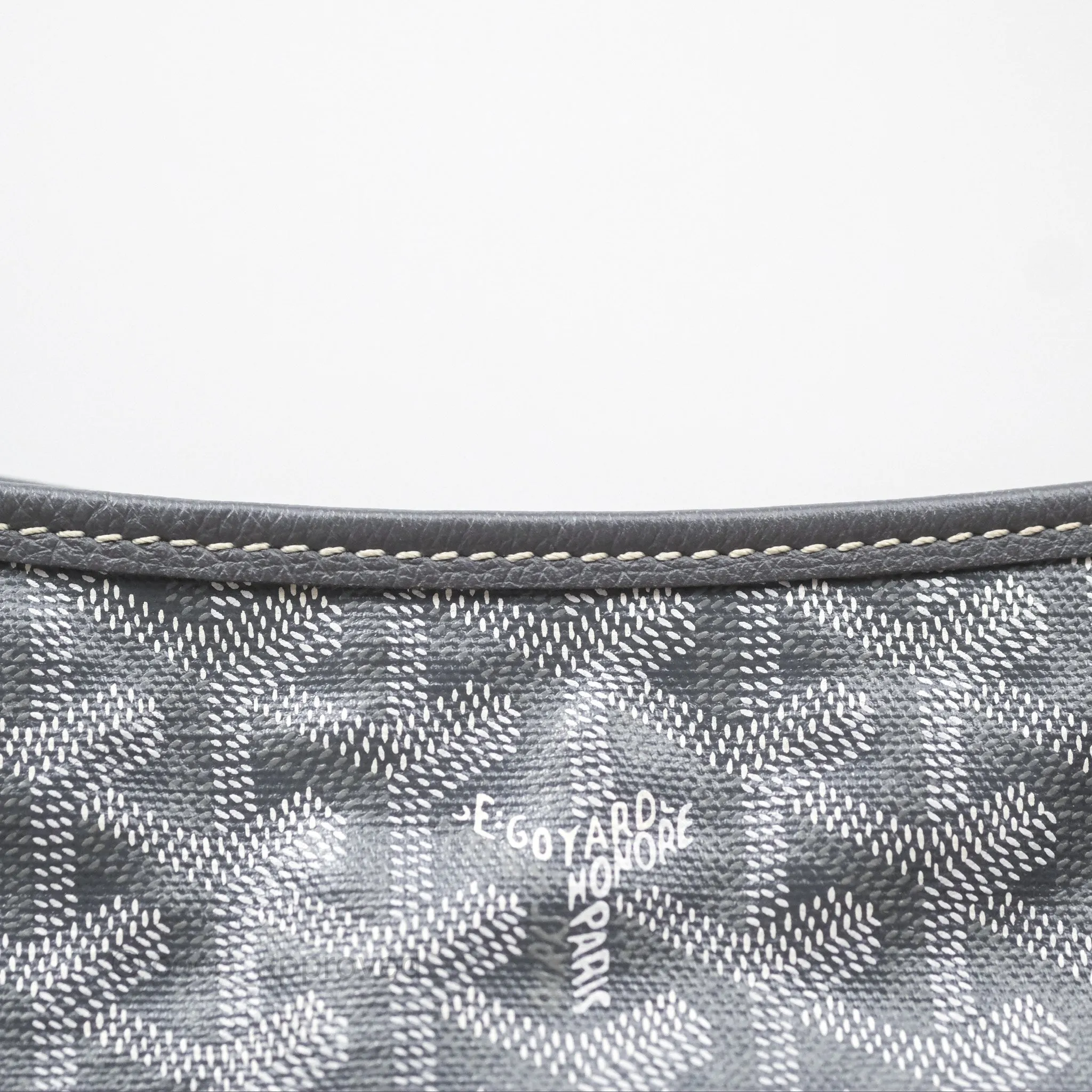 Goyard Bohme Hobo Bag Grey Goyardine Canvas