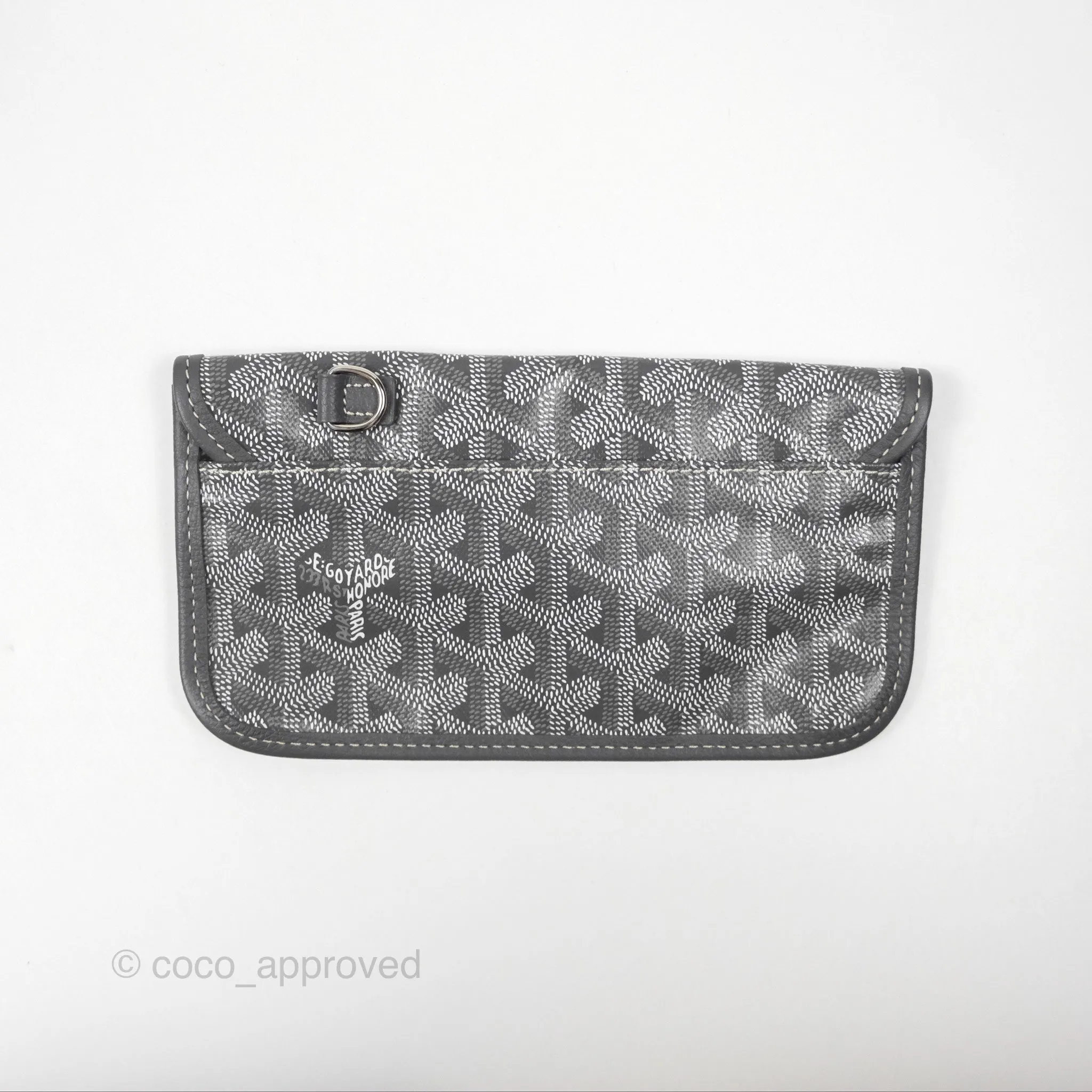 Goyard Bohme Hobo Bag Grey Goyardine Canvas