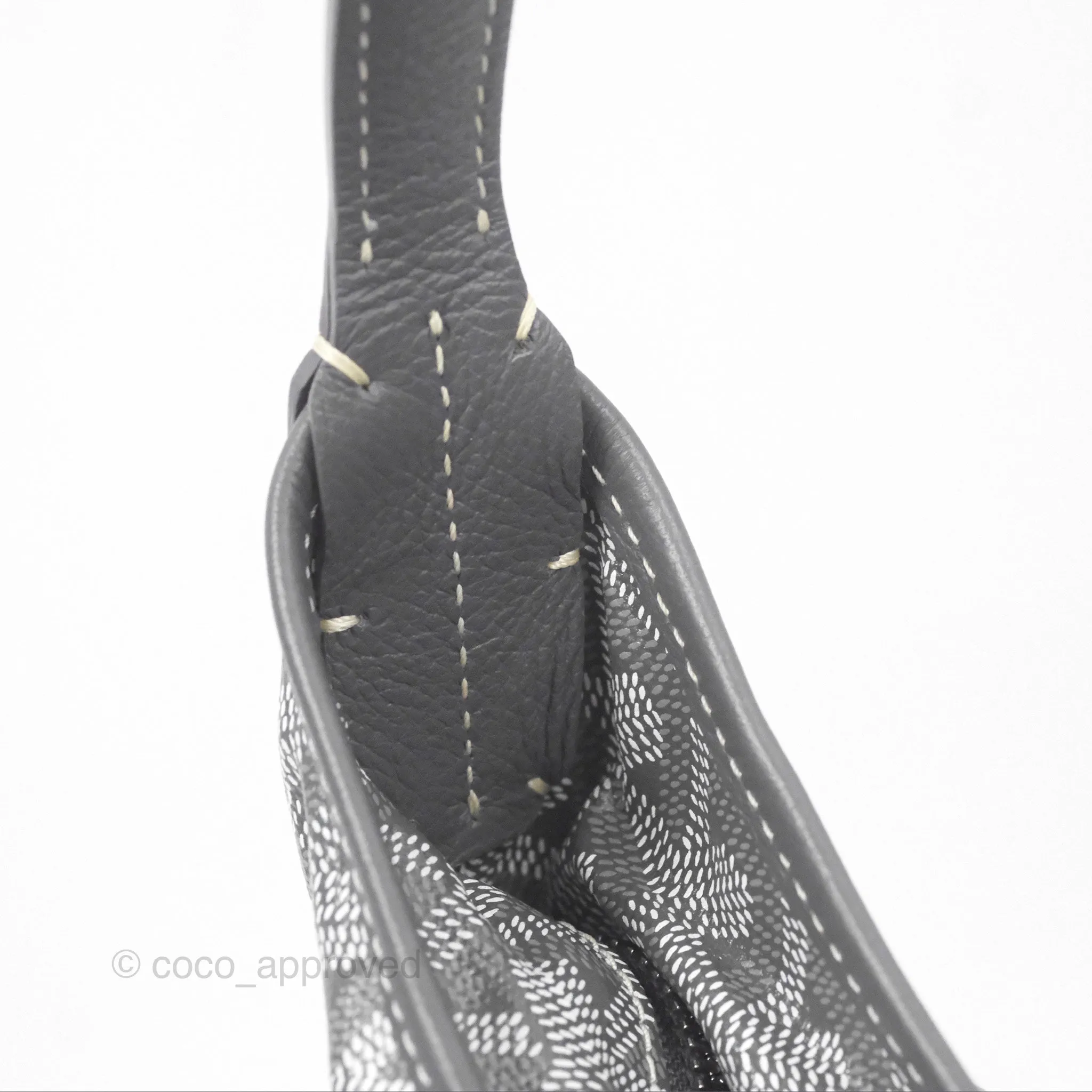 Goyard Bohme Hobo Bag Grey Goyardine Canvas