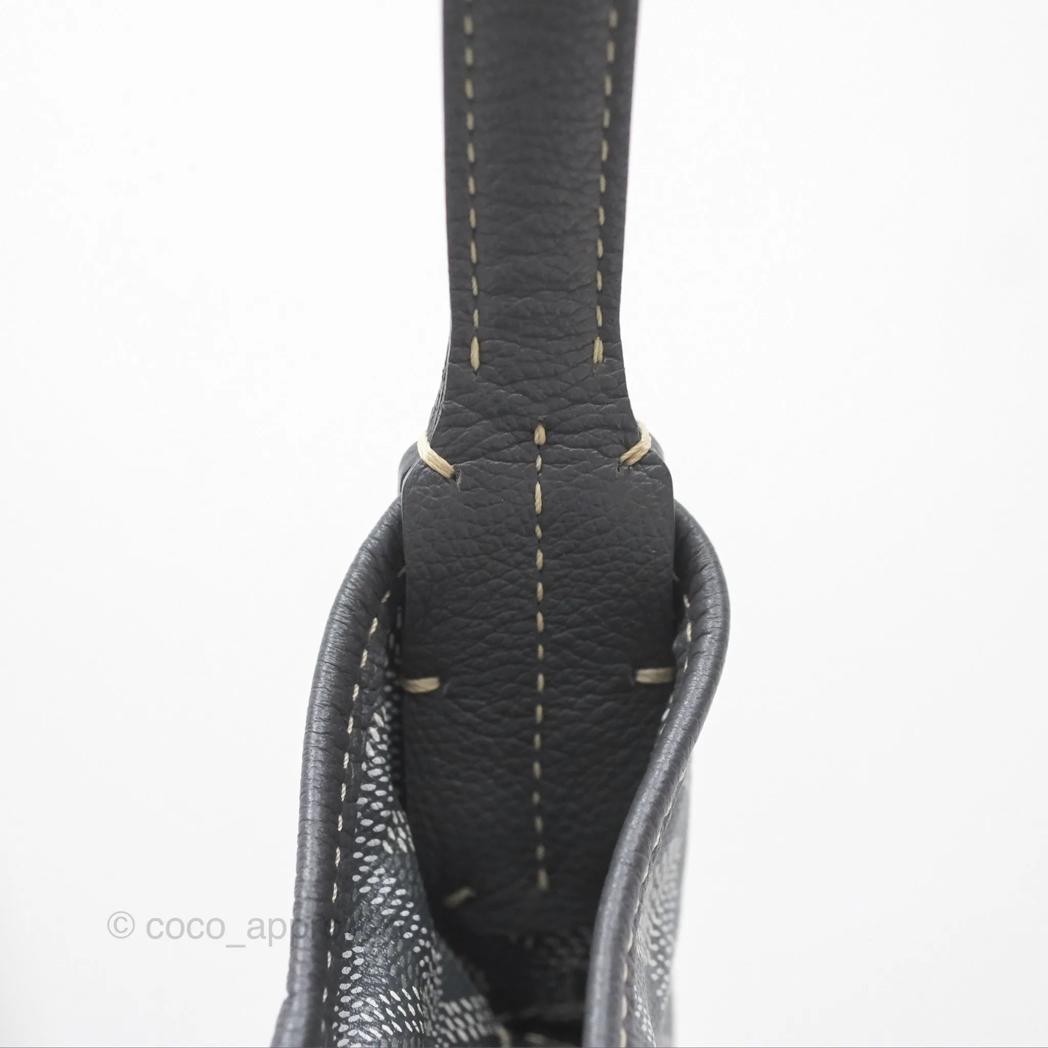 Goyard Bohme Hobo Bag Grey Goyardine Canvas