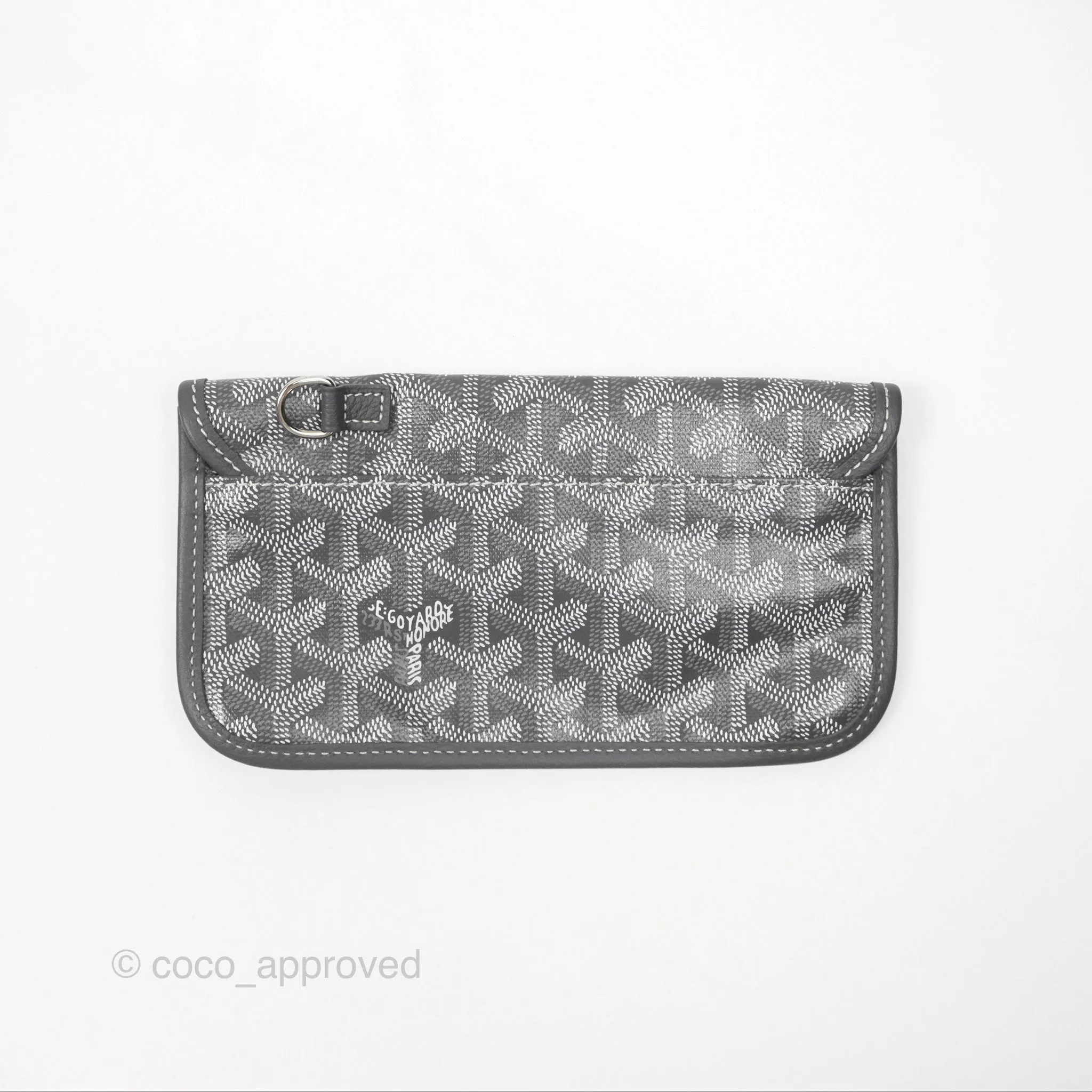 Goyard Bohme Hobo Bag Grey Goyardine Canvas