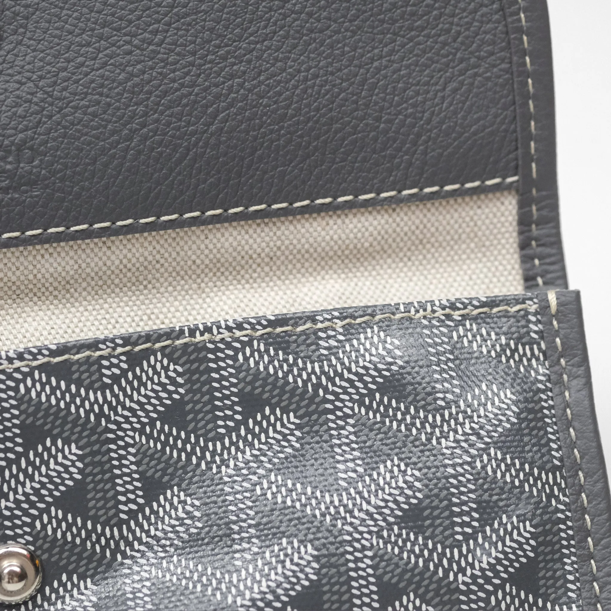 Goyard Bohme Hobo Bag Grey Goyardine Canvas