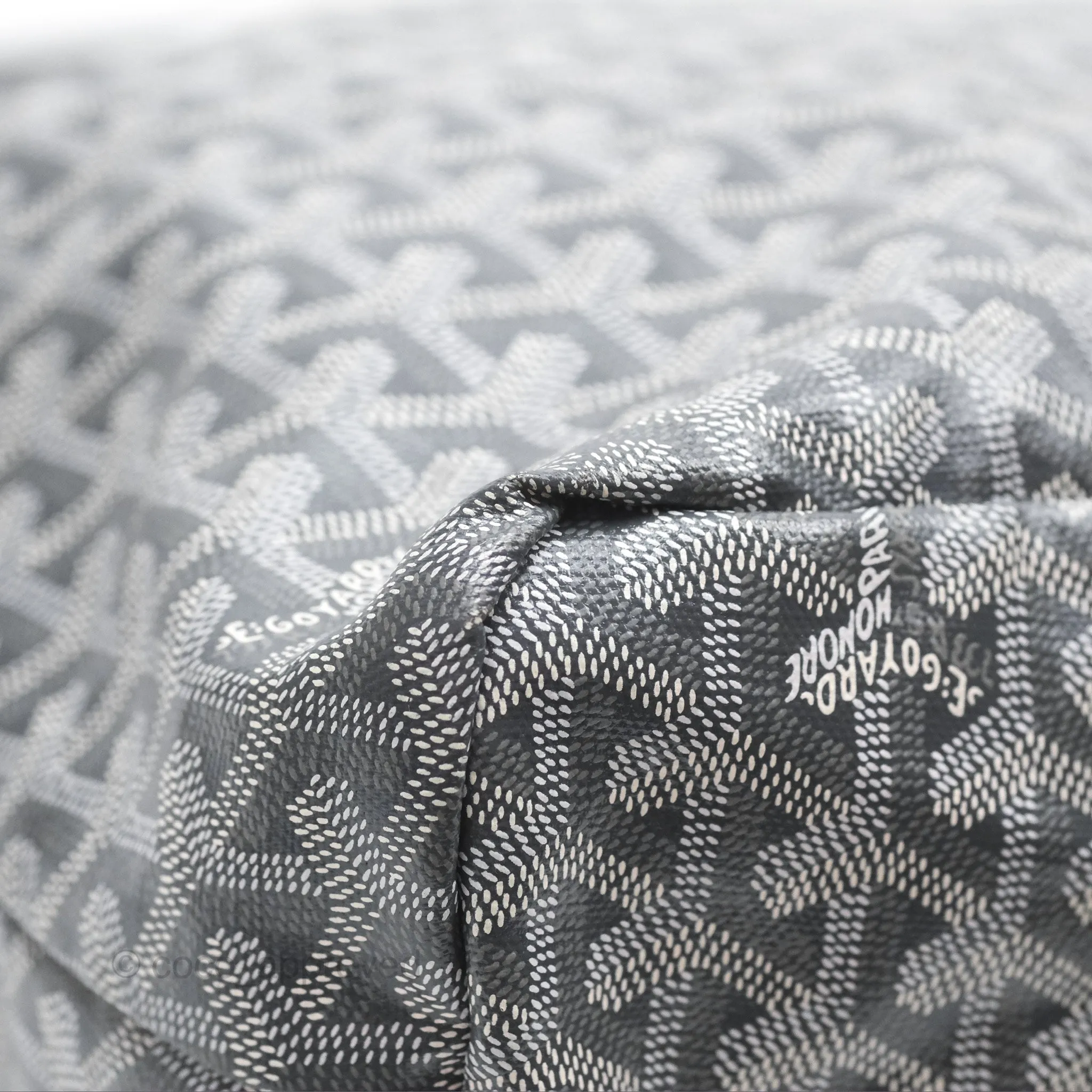 Goyard Bohme Hobo Bag Grey Goyardine Canvas
