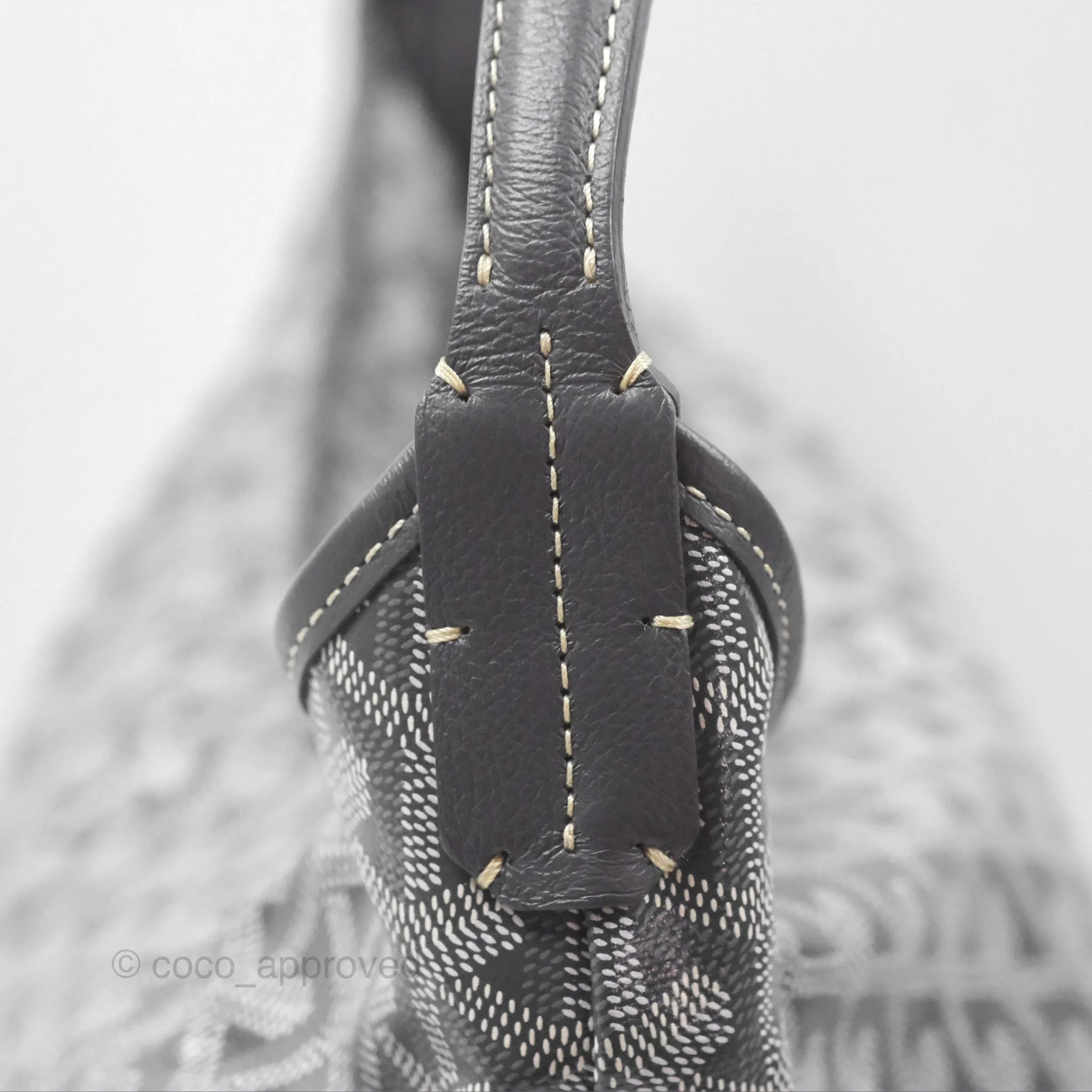 Goyard Bohme Hobo Bag Grey Goyardine Canvas