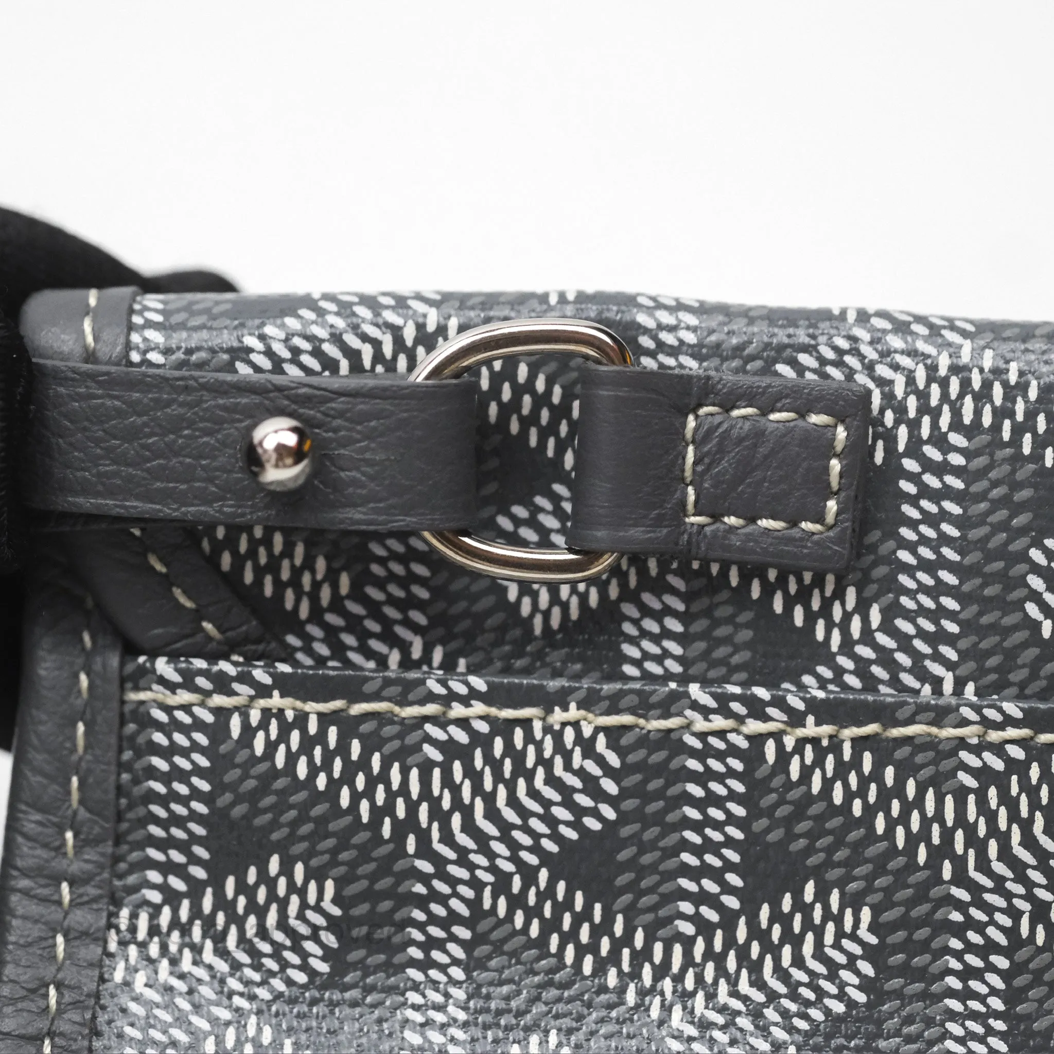 Goyard Bohme Hobo Bag Grey Goyardine Canvas