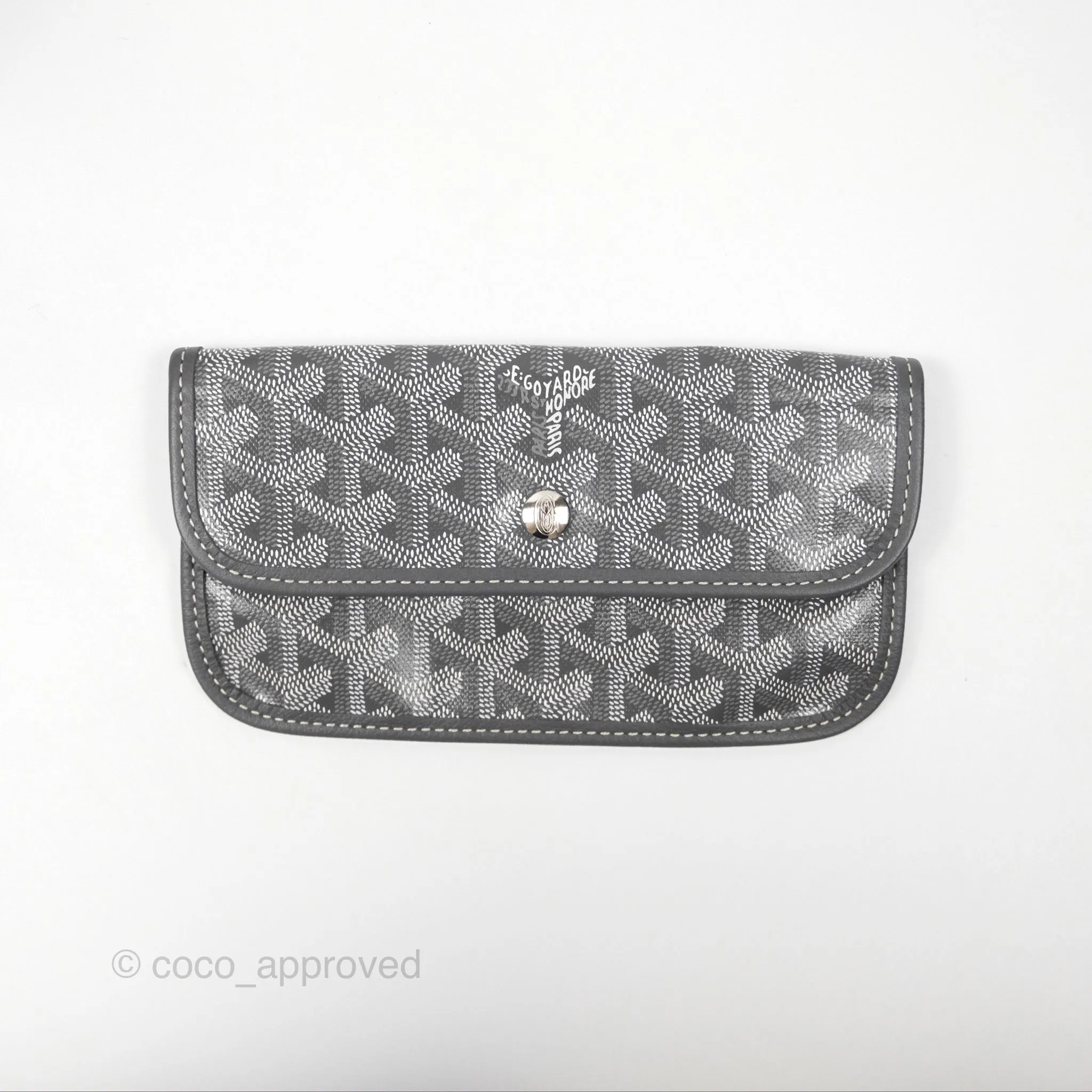 Goyard Bohme Hobo Bag Grey Goyardine Canvas