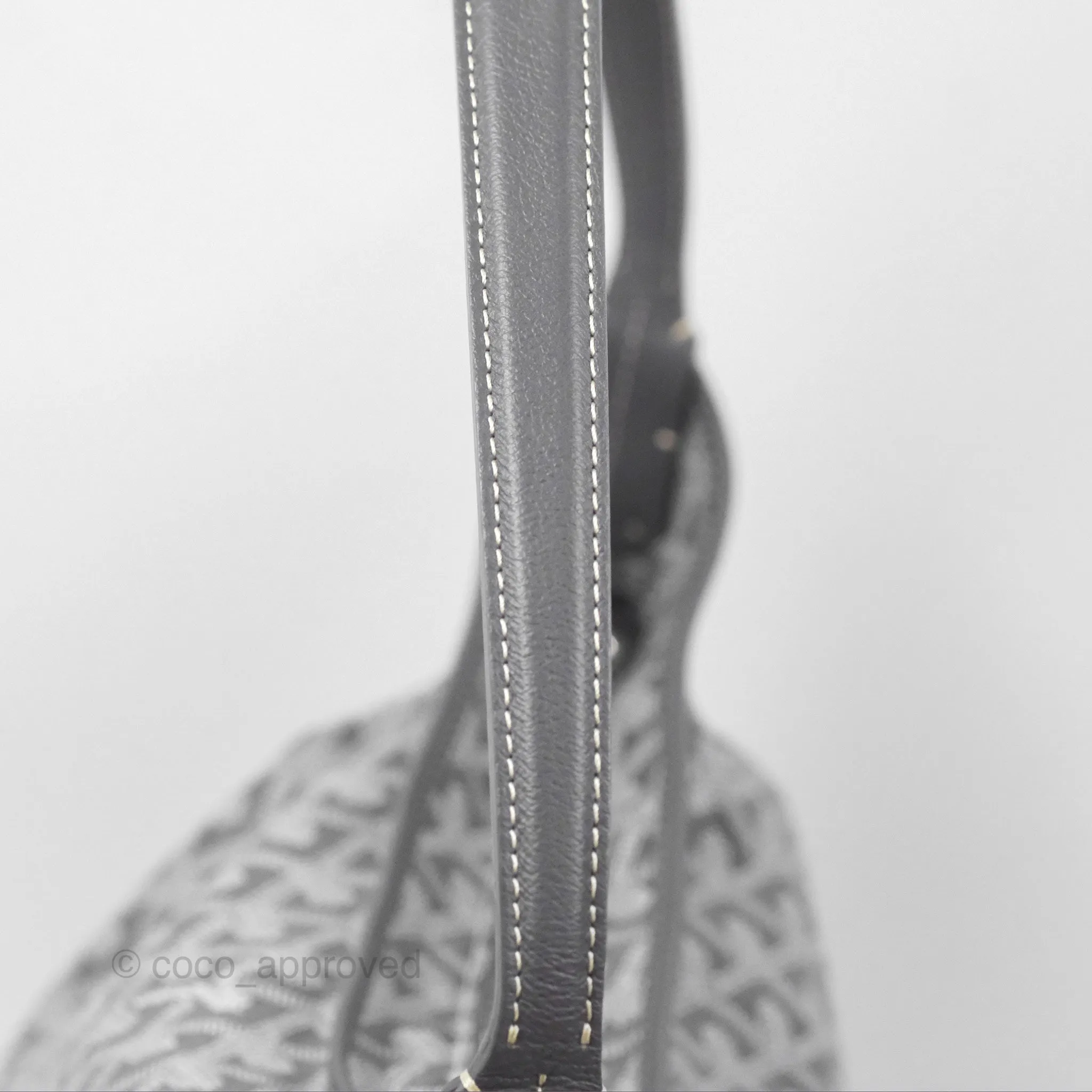 Goyard Bohme Hobo Bag Grey Goyardine Canvas