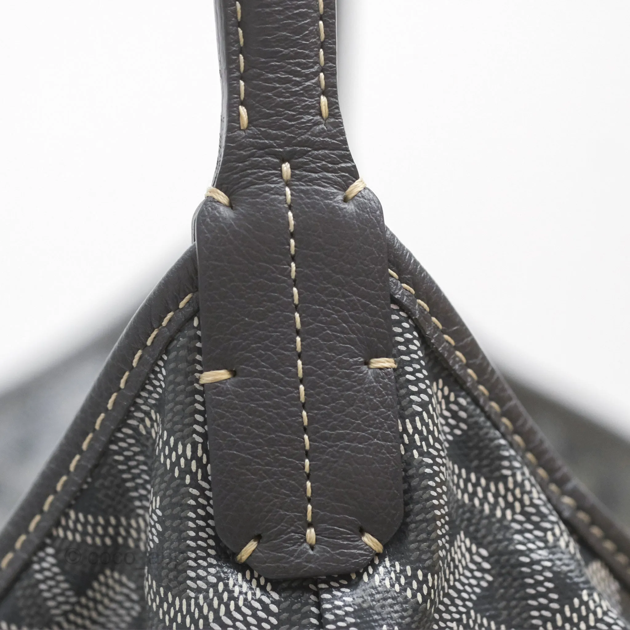 Goyard Bohme Hobo Bag Grey Goyardine Canvas