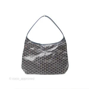 Goyard Bohme Hobo Bag Navy Goyardine Canvas