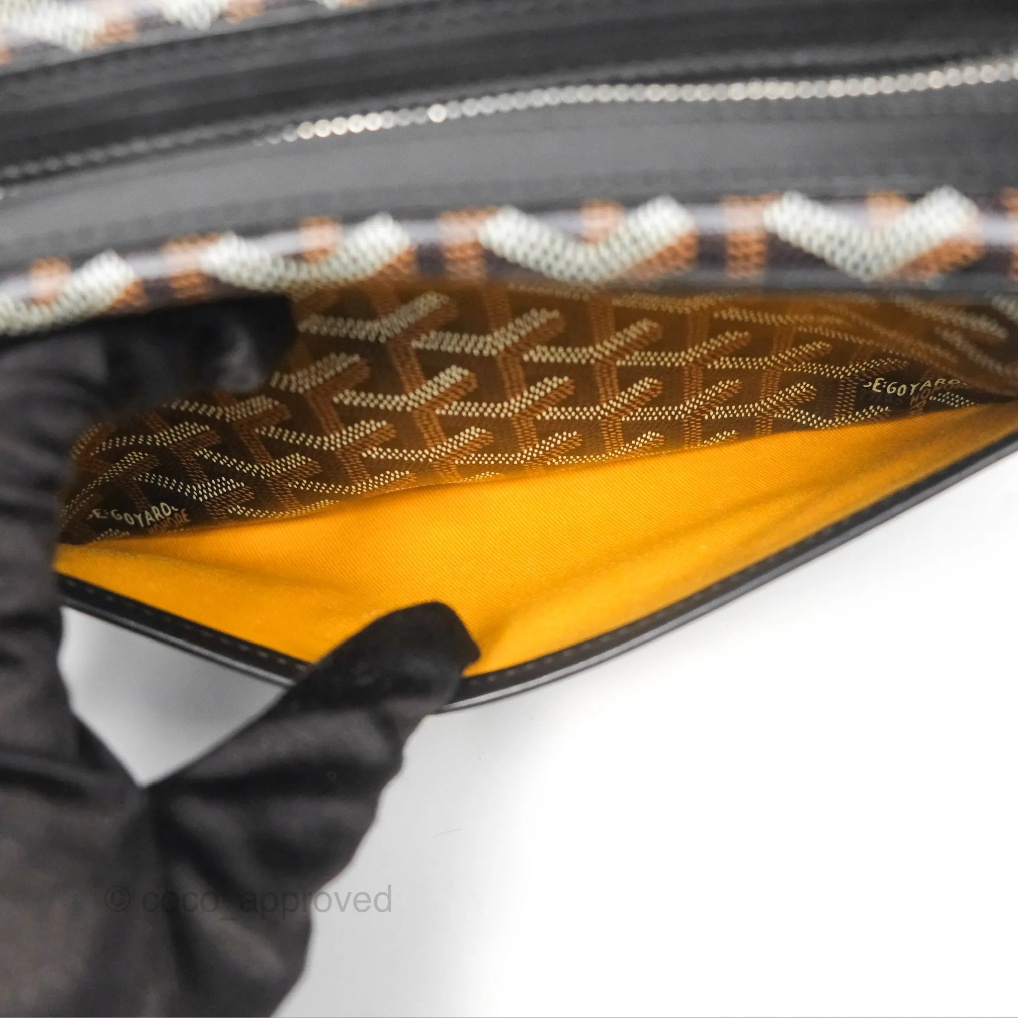 Goyard Cap-Vert PM Bag Black Goyardine