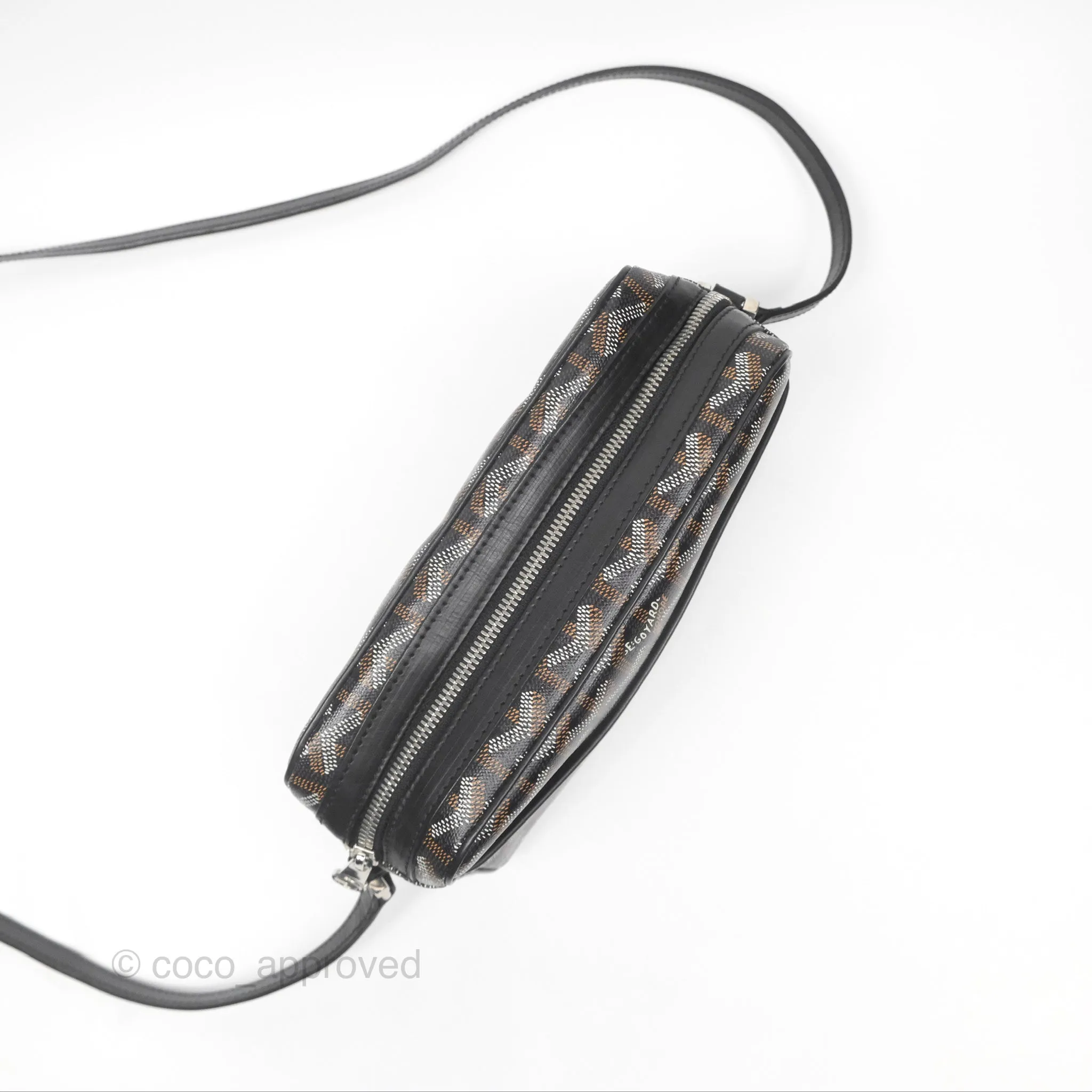 Goyard Cap-Vert PM Bag Black Goyardine