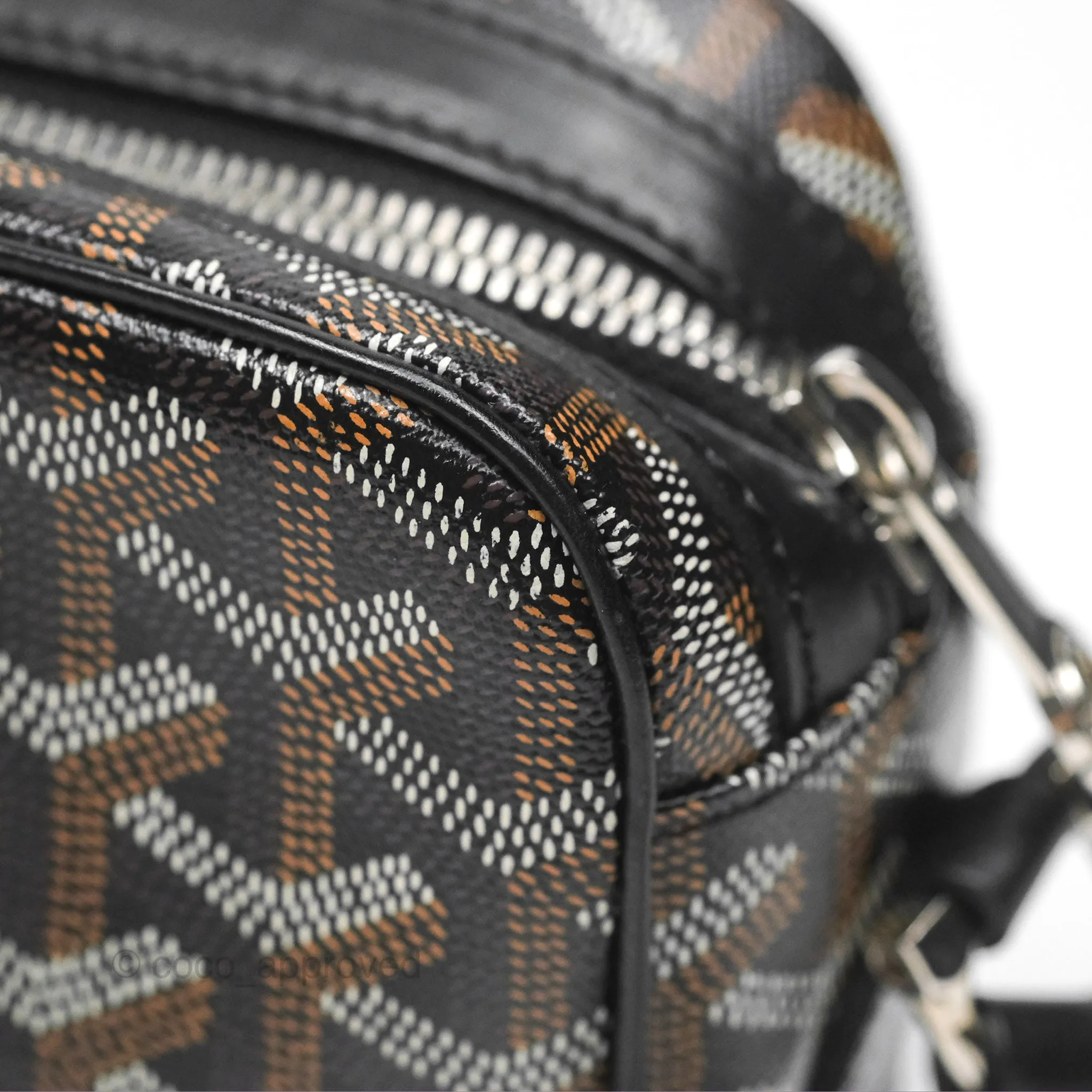 Goyard Cap-Vert PM Bag Black Goyardine