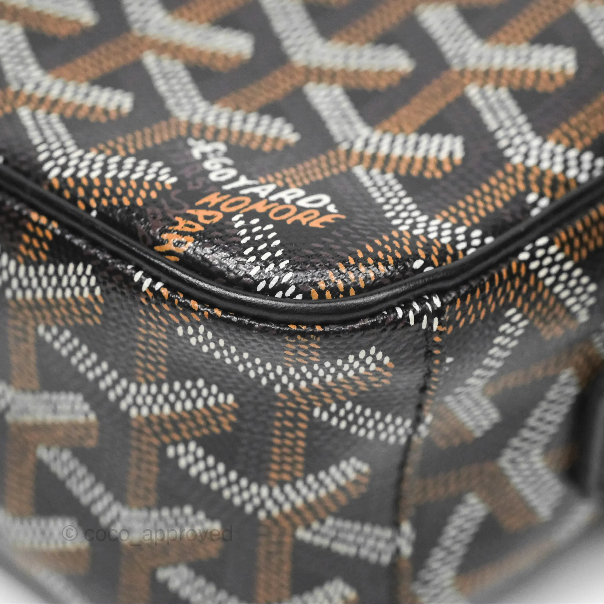 Goyard Cap-Vert PM Bag Black Goyardine