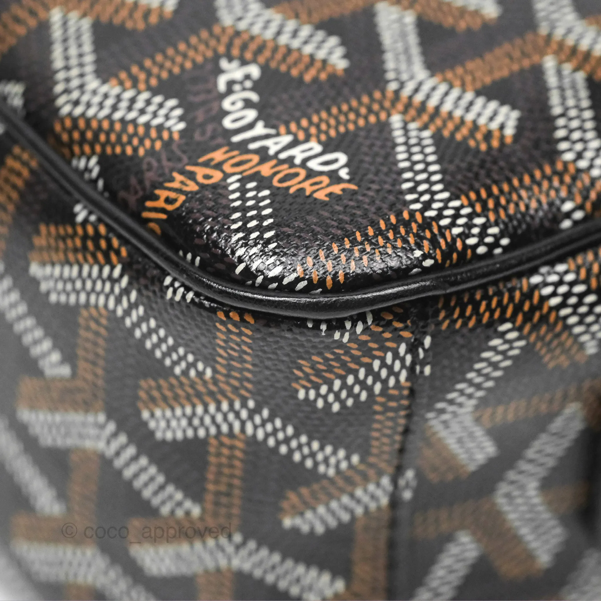 Goyard Cap-Vert PM Bag Black Goyardine