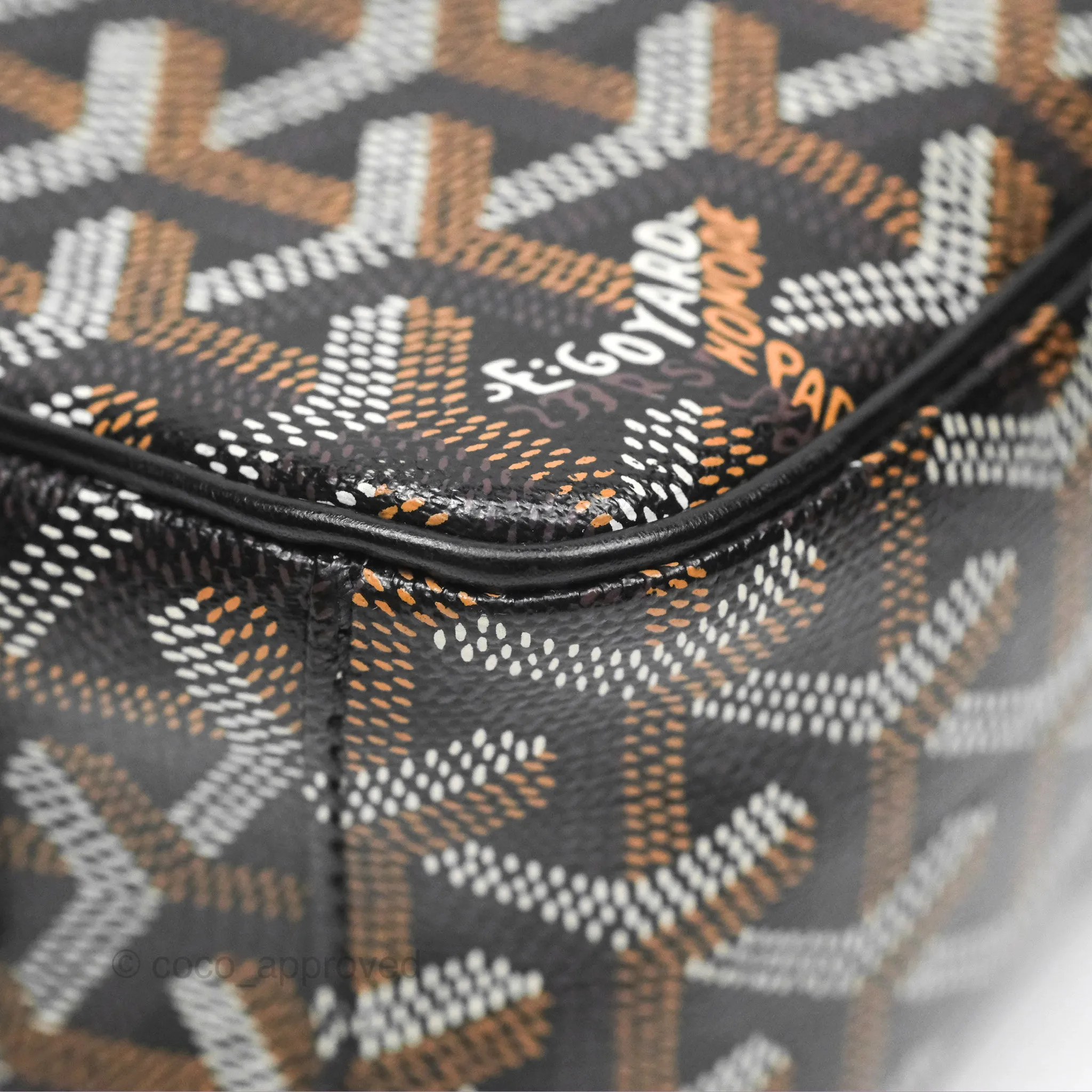 Goyard Cap-Vert PM Bag Black Goyardine