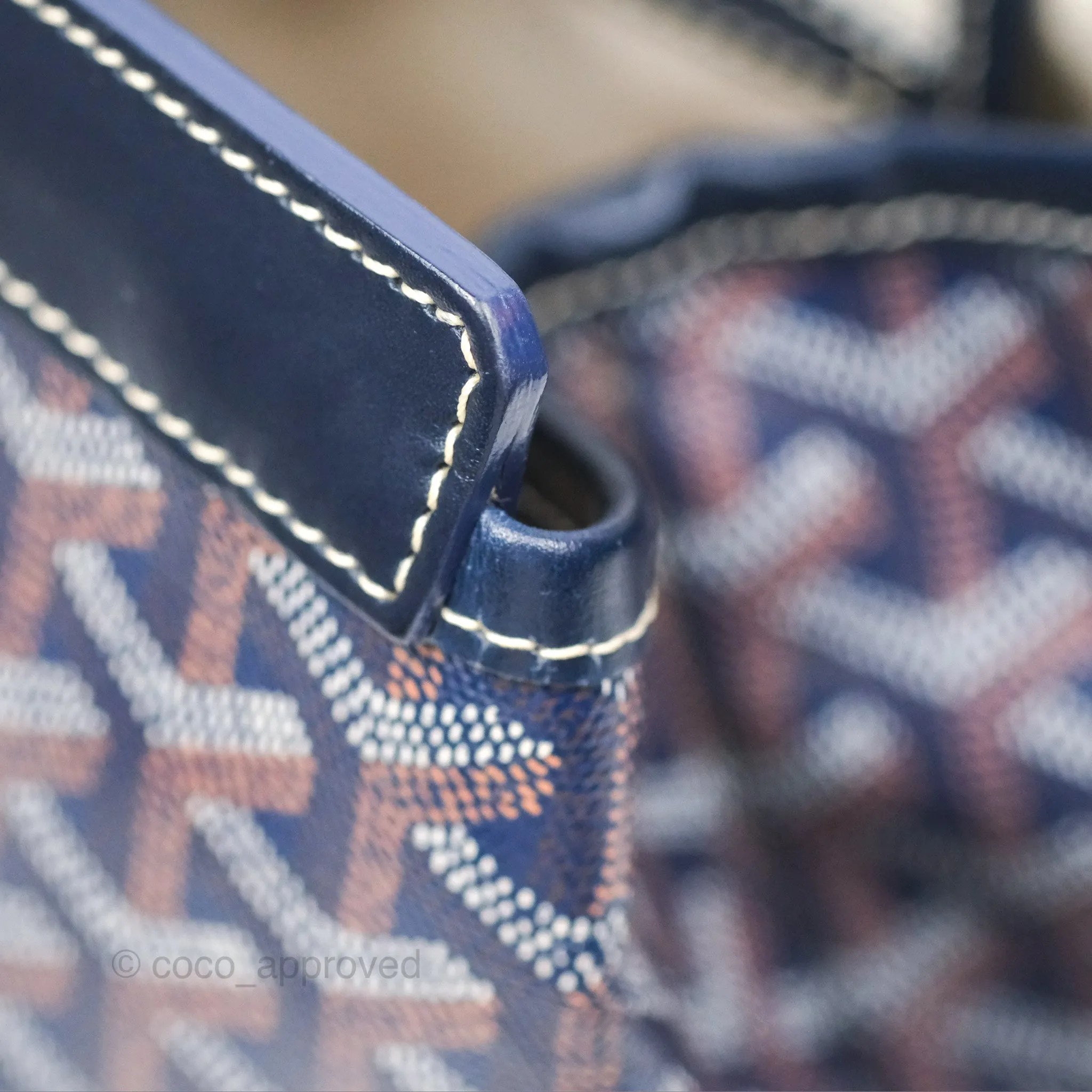 Goyard Goyardine Bellechasse PM Navy