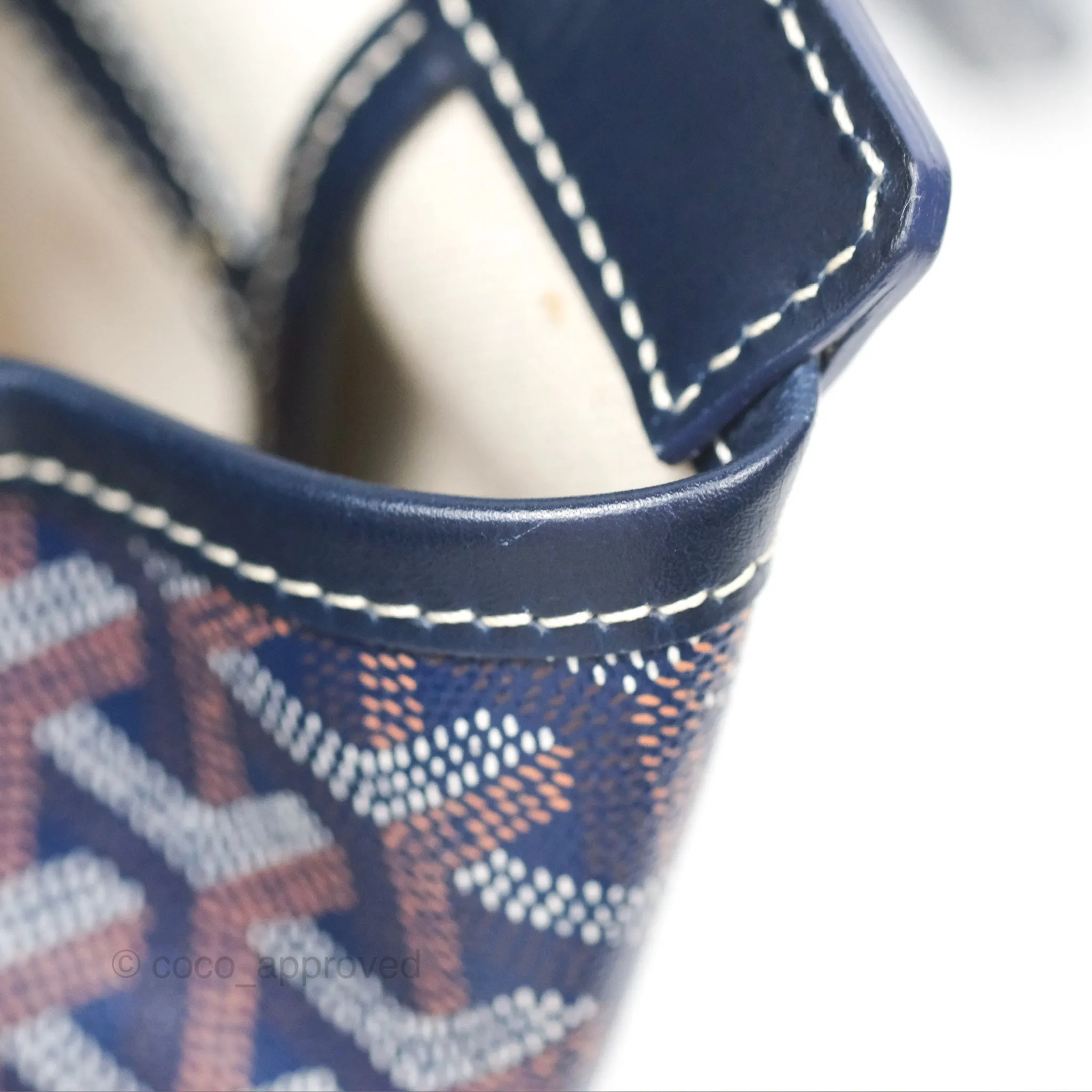 Goyard Goyardine Bellechasse PM Navy