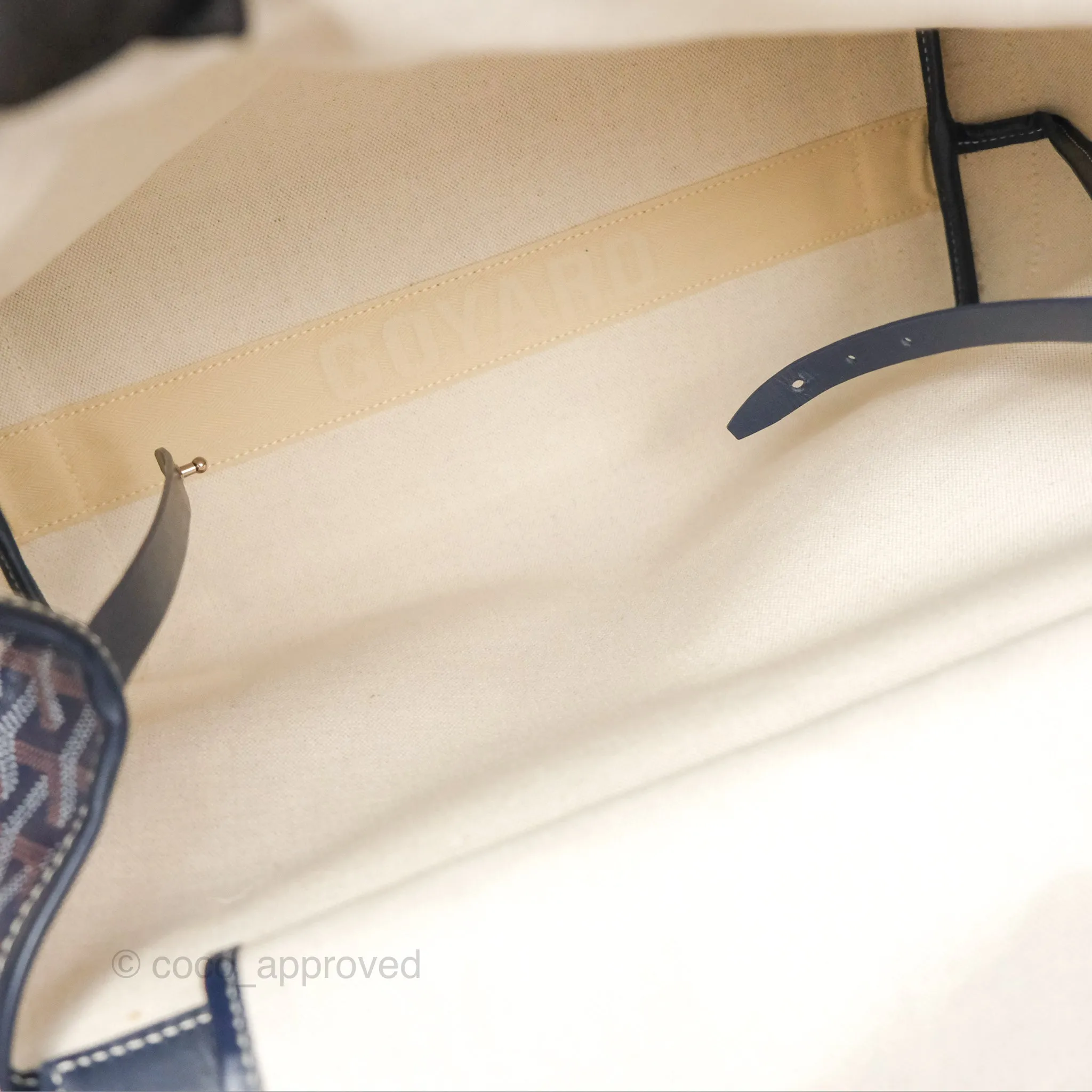 Goyard Goyardine Bellechasse PM Navy