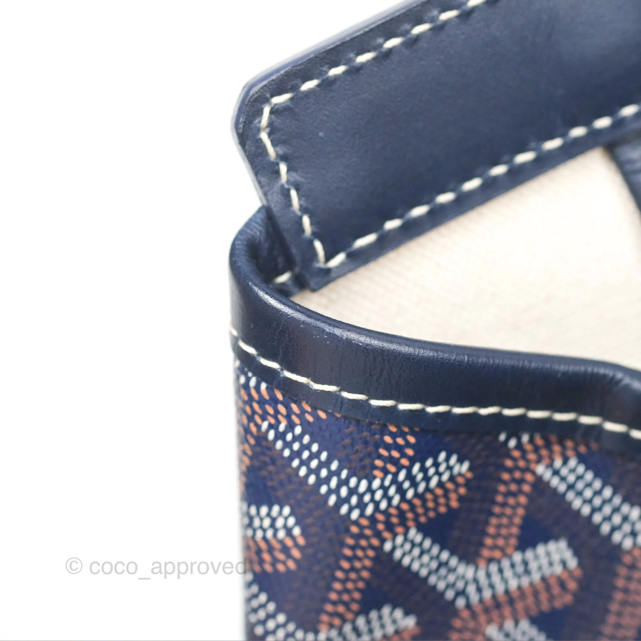 Goyard Goyardine Bellechasse PM Navy