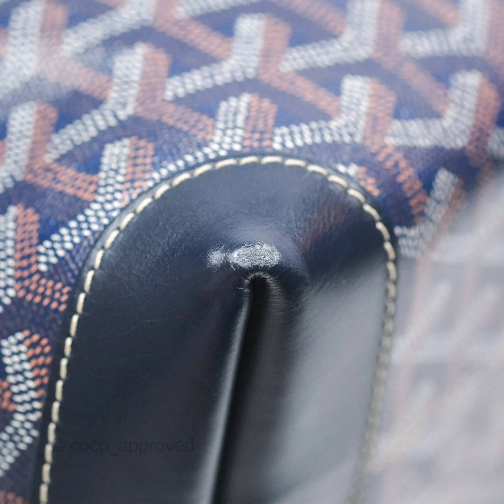 Goyard Goyardine Bellechasse PM Navy