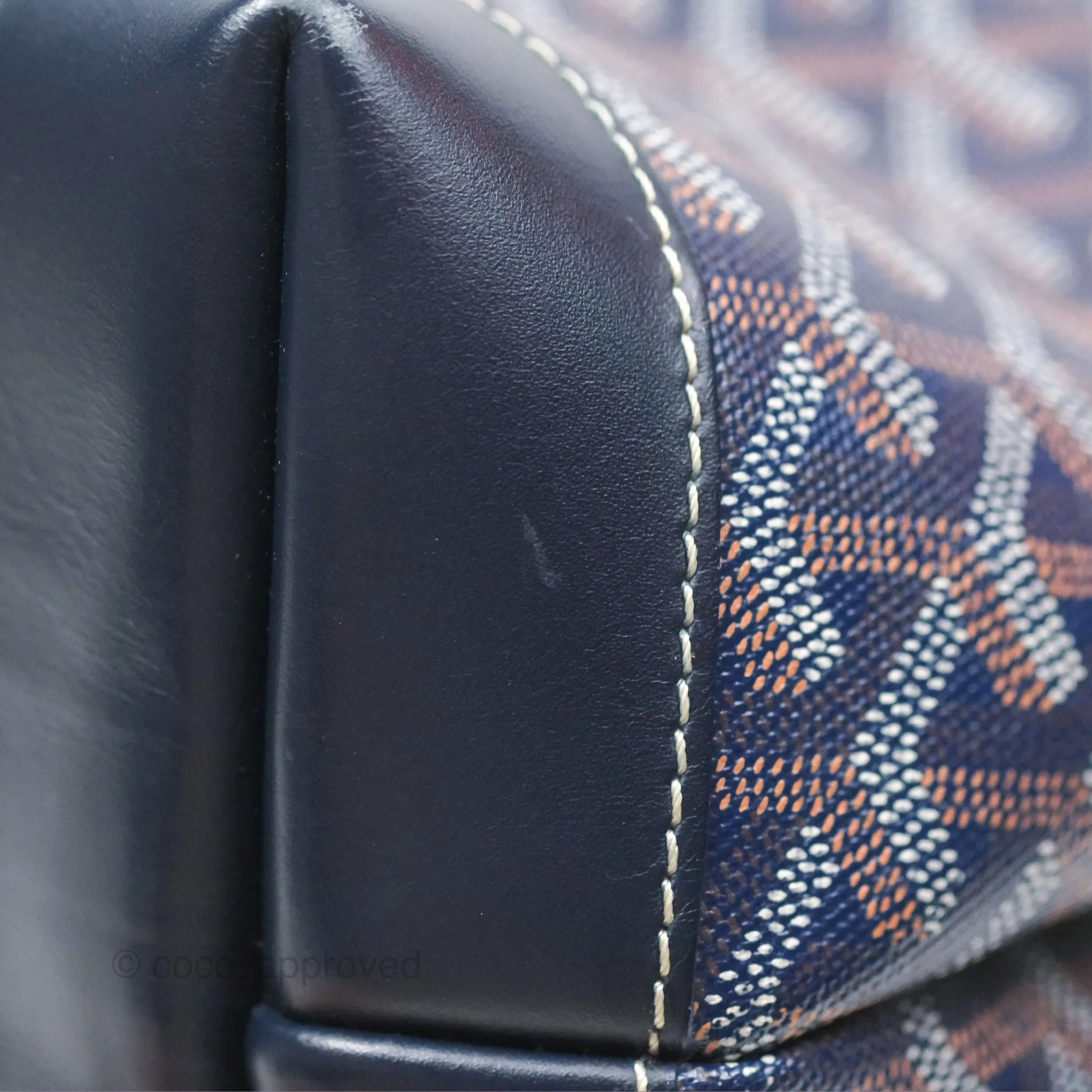 Goyard Goyardine Bellechasse PM Navy