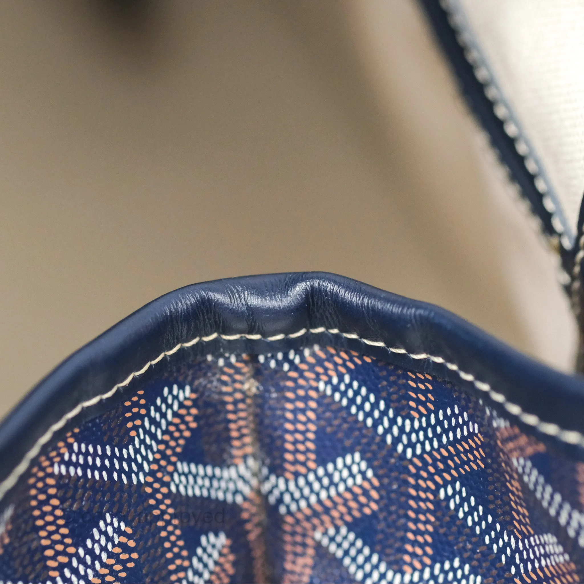Goyard Goyardine Bellechasse PM Navy