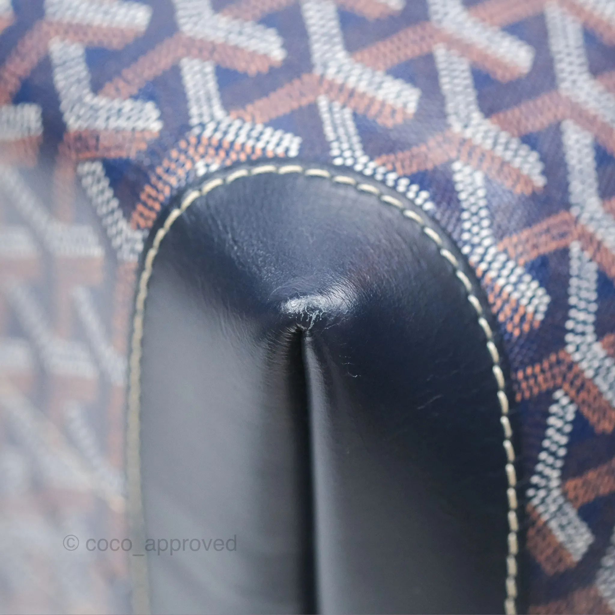 Goyard Goyardine Bellechasse PM Navy