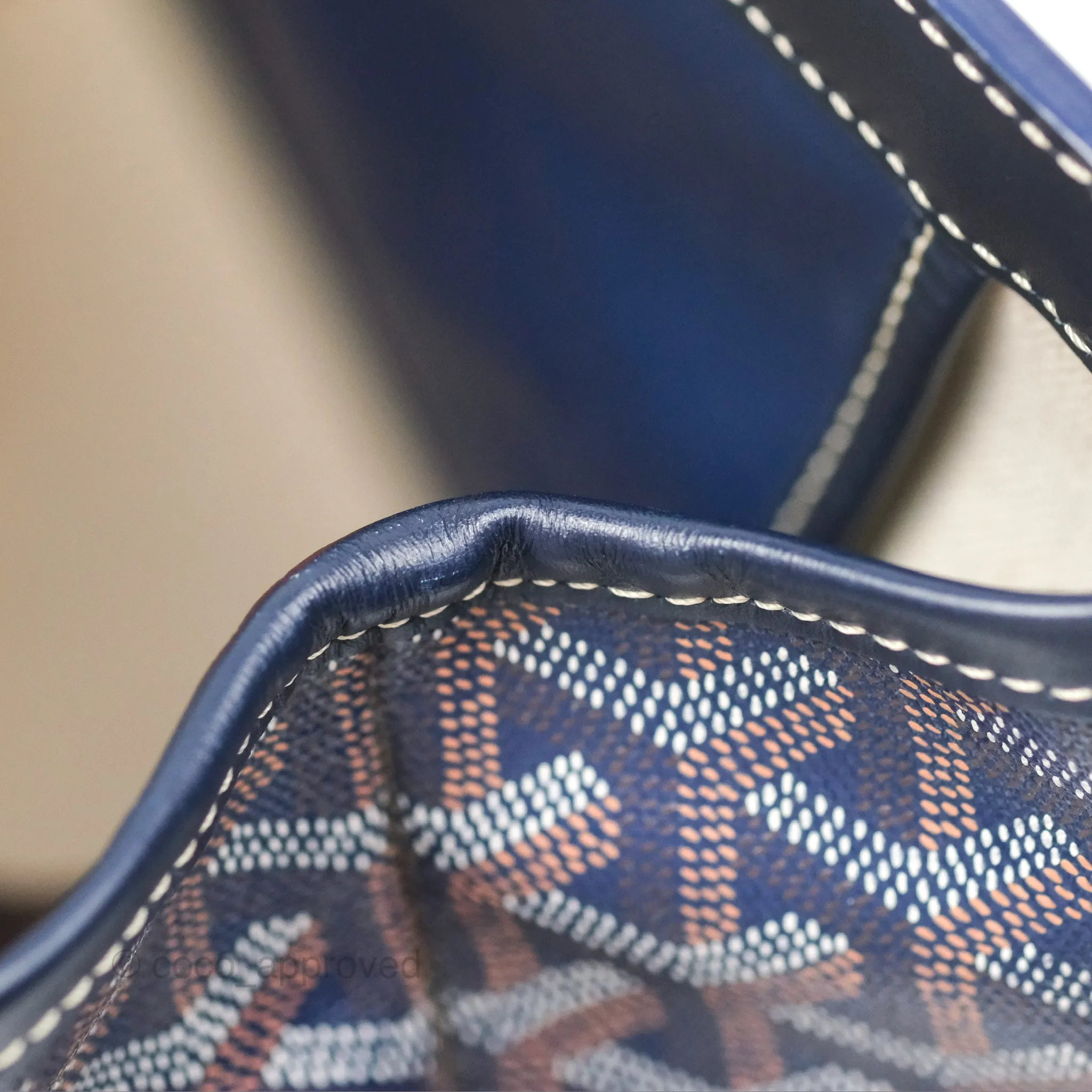Goyard Goyardine Bellechasse PM Navy