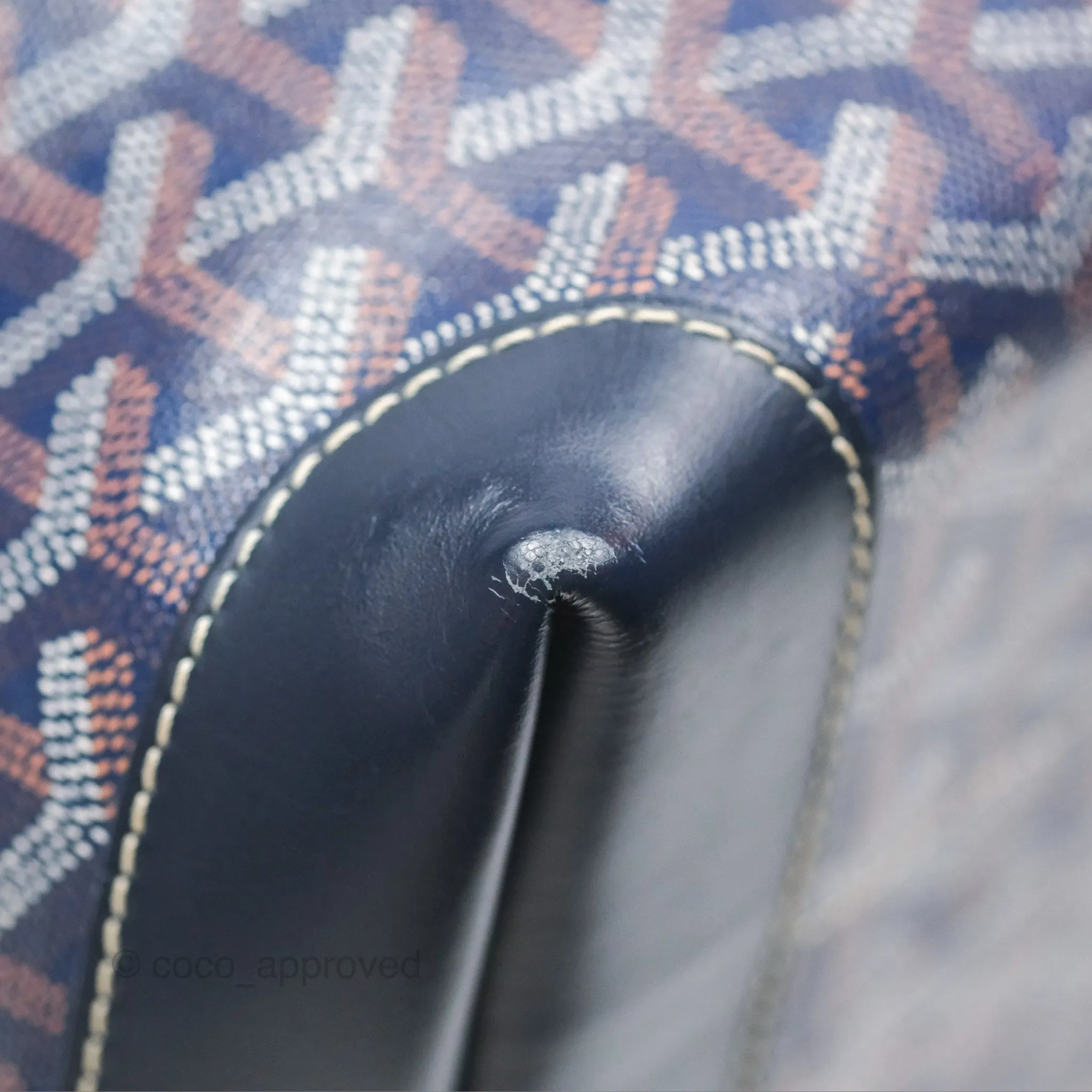 Goyard Goyardine Bellechasse PM Navy