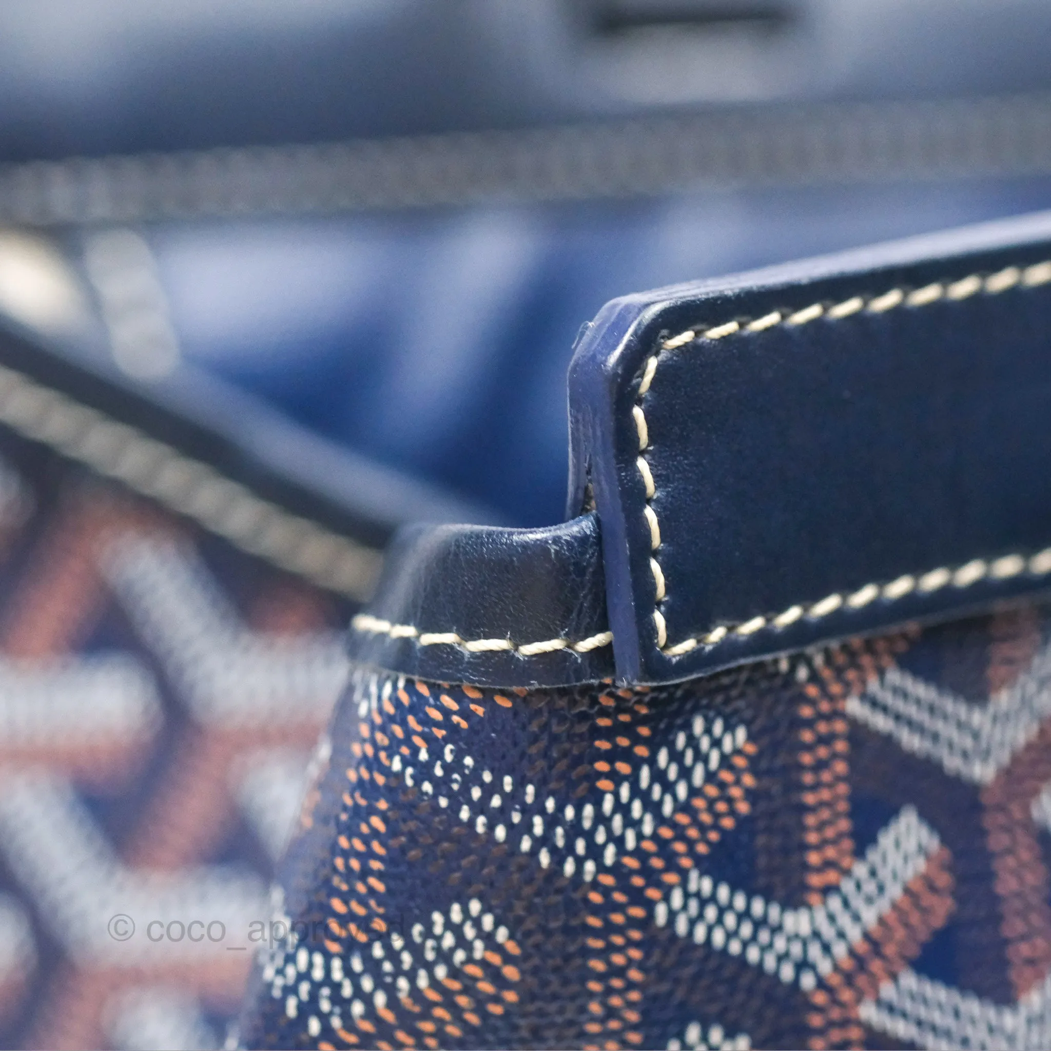 Goyard Goyardine Bellechasse PM Navy