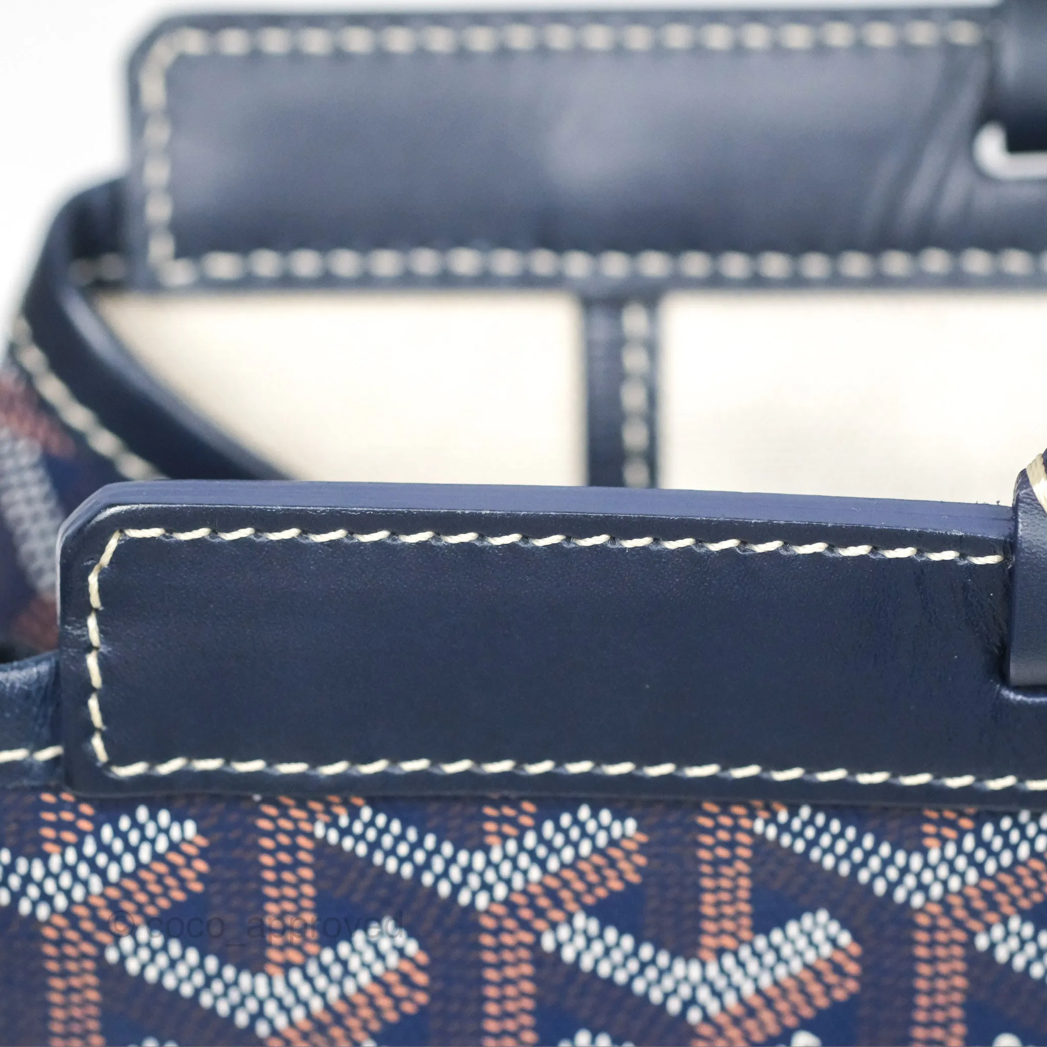 Goyard Goyardine Bellechasse PM Navy