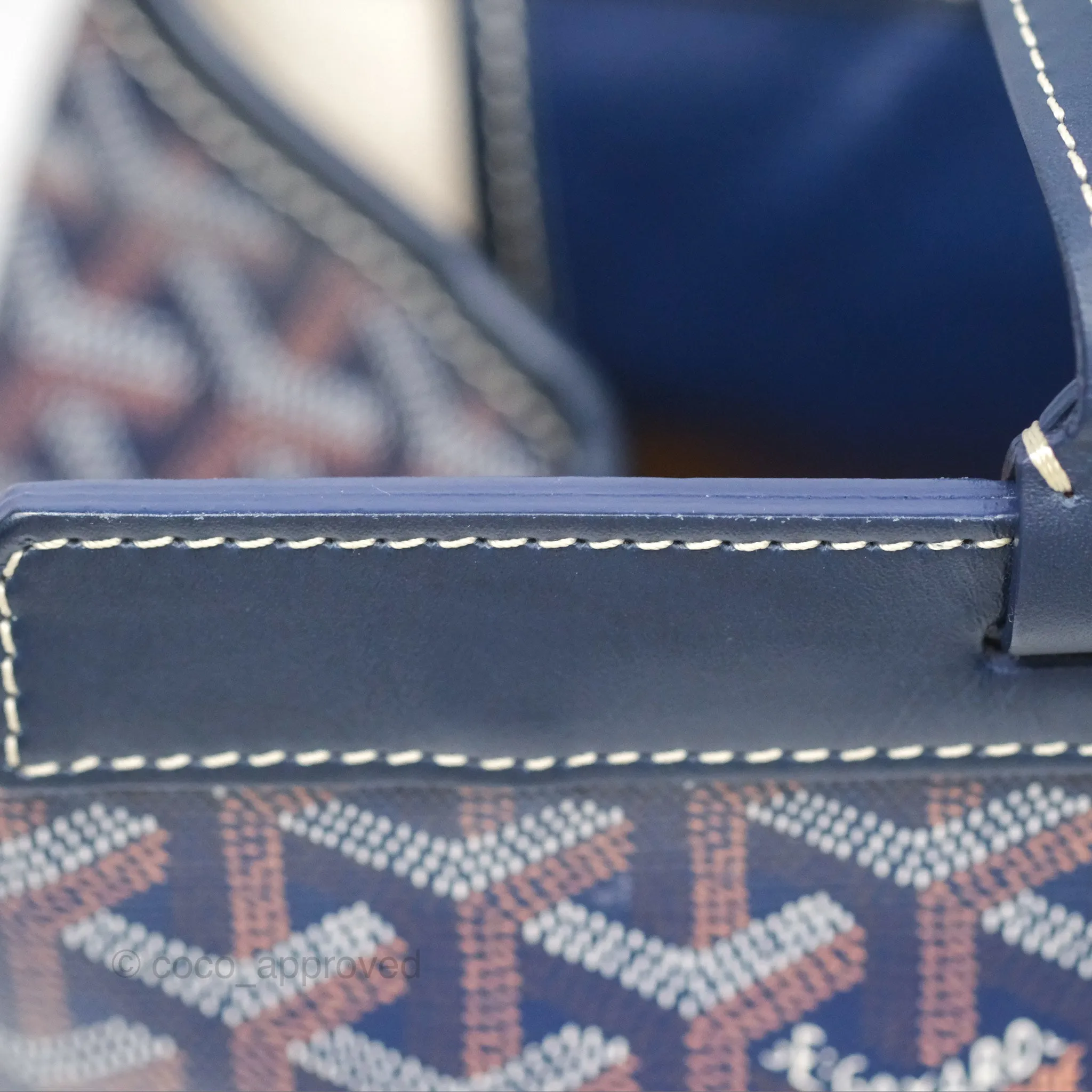 Goyard Goyardine Bellechasse PM Navy