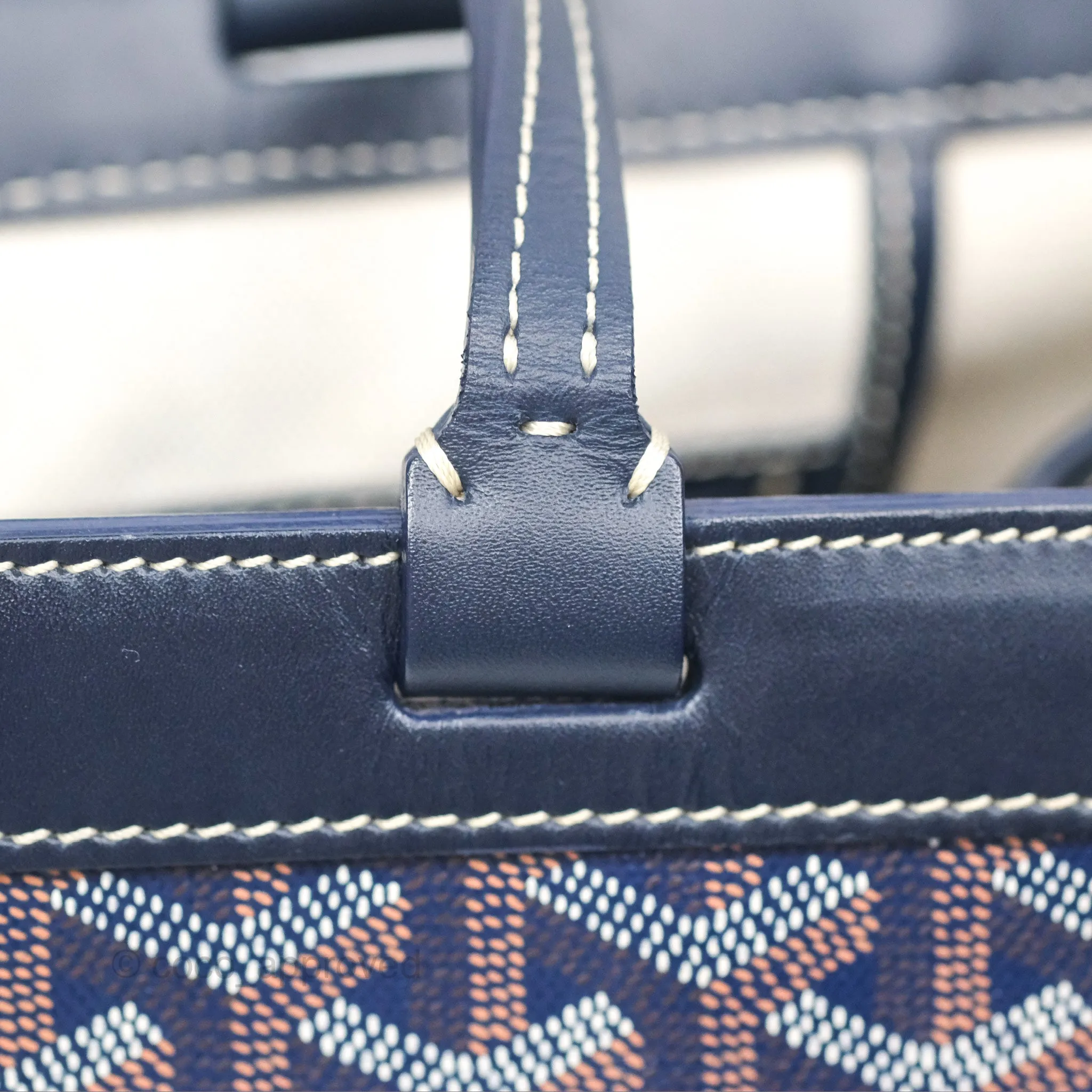 Goyard Goyardine Bellechasse PM Navy