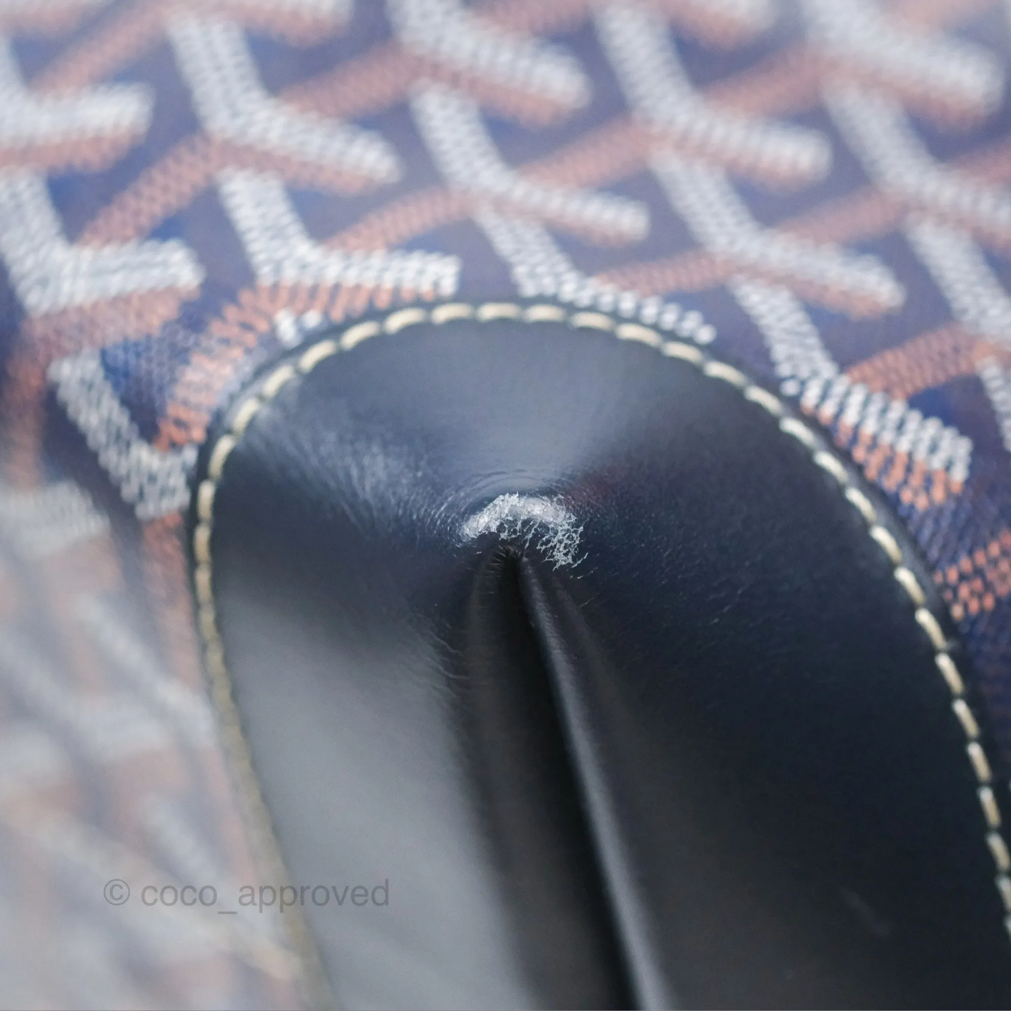 Goyard Goyardine Bellechasse PM Navy