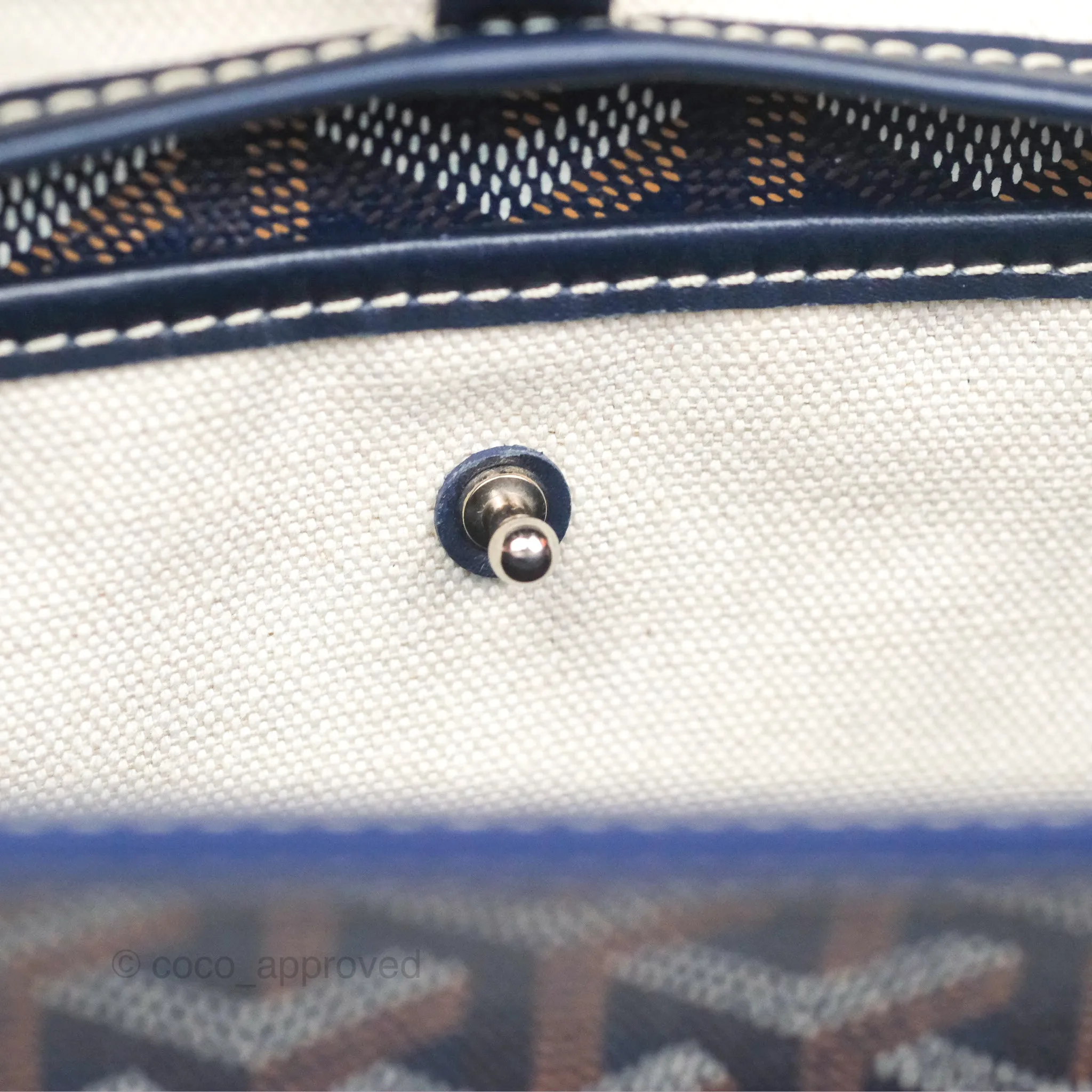 Goyard Goyardine Bellechasse PM Navy