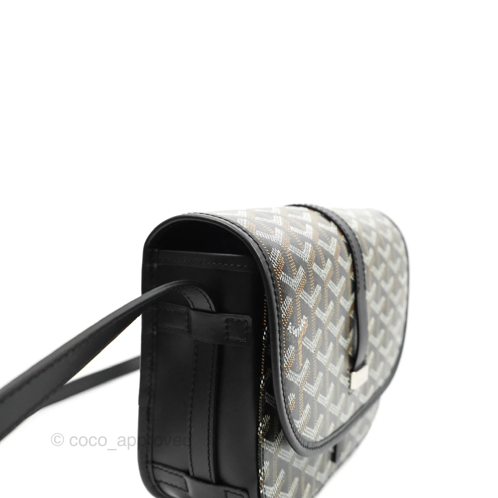 Goyard Goyardine Belvedere II PM Messenger Bag Black