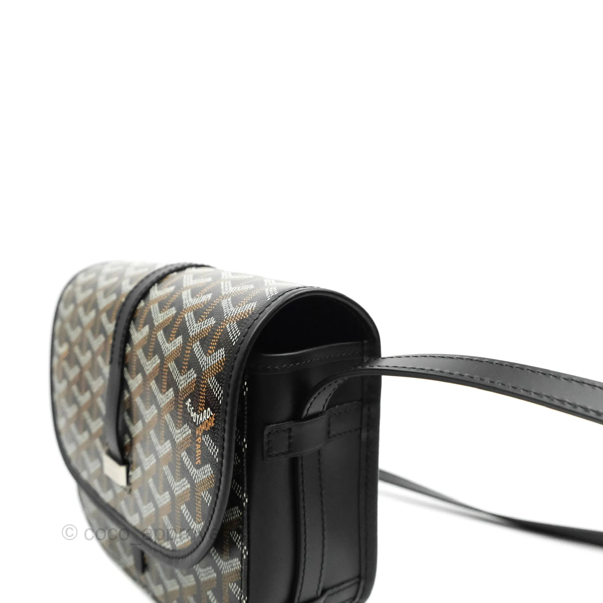 Goyard Goyardine Belvedere II PM Messenger Bag Black
