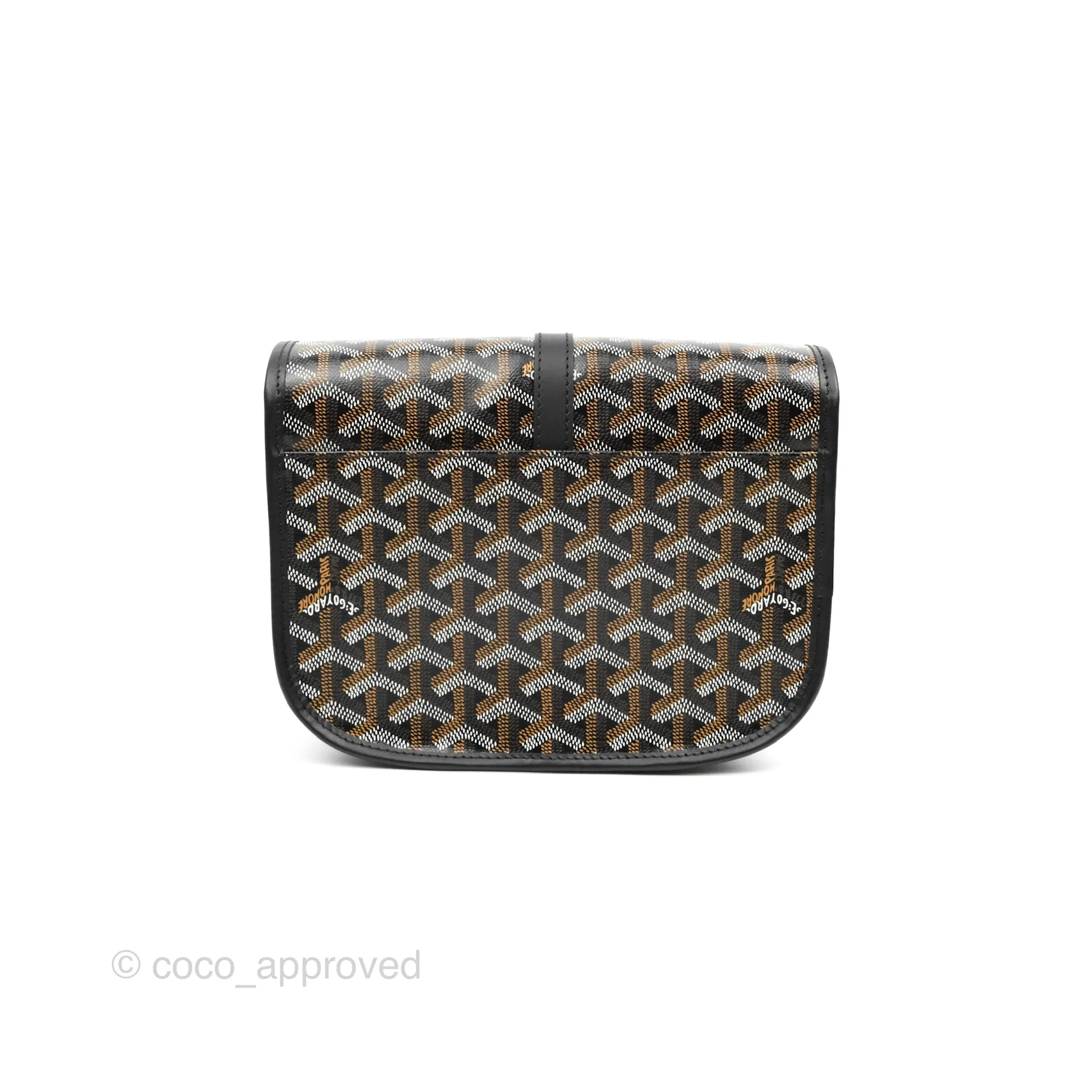 Goyard Goyardine Belvedere II PM Messenger Bag Black