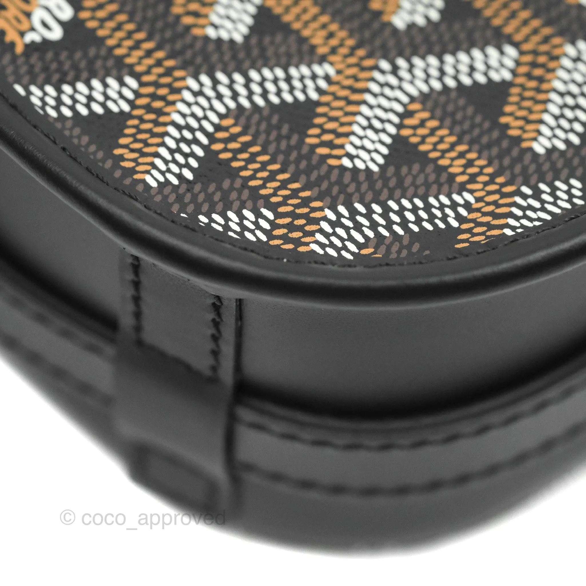 Goyard Goyardine Belvedere II PM Messenger Bag Black