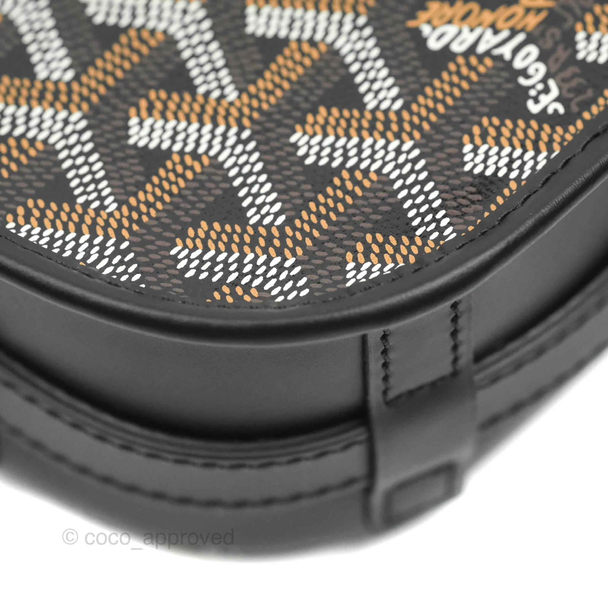 Goyard Goyardine Belvedere II PM Messenger Bag Black