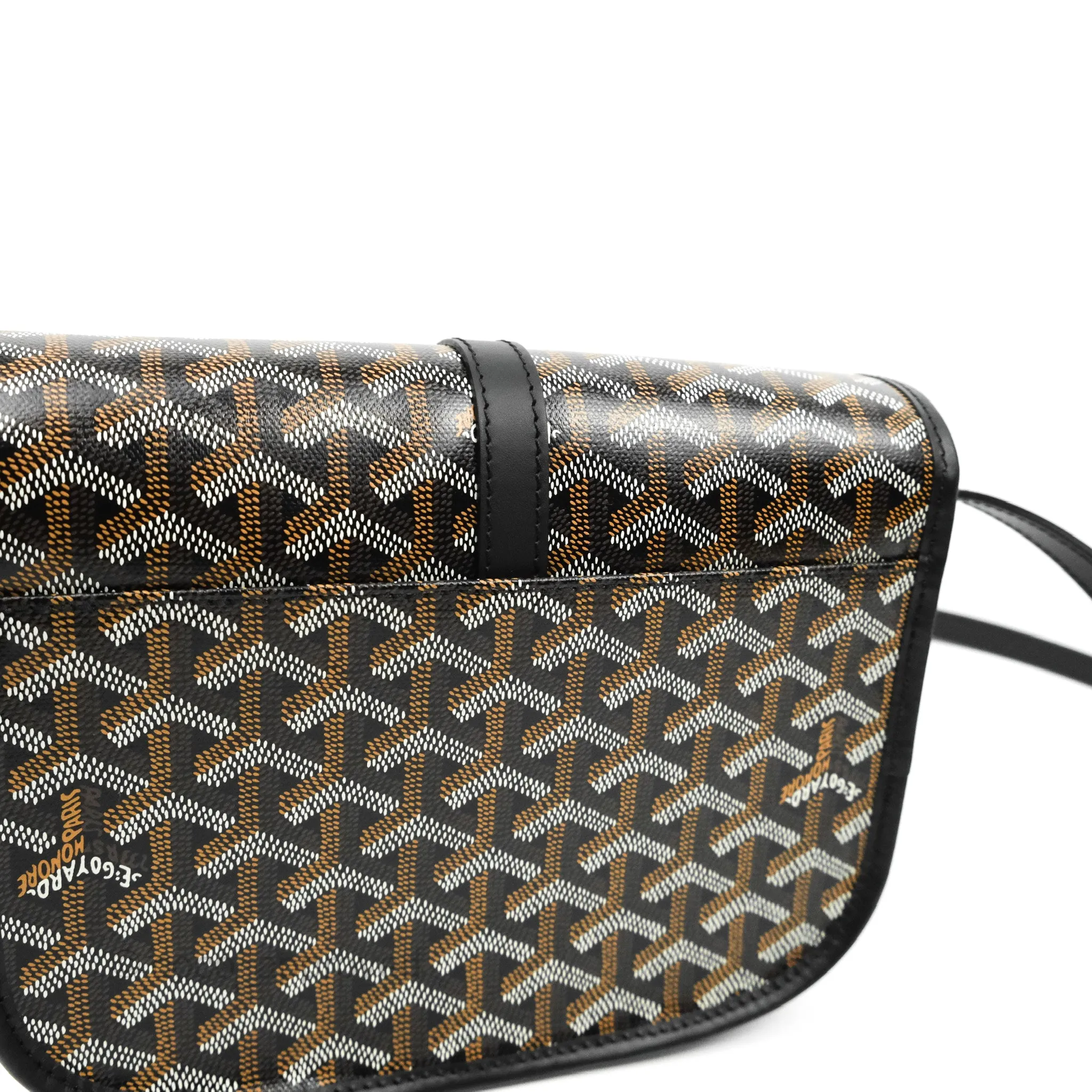 Goyard Goyardine Belvedere II PM Messenger Bag Black