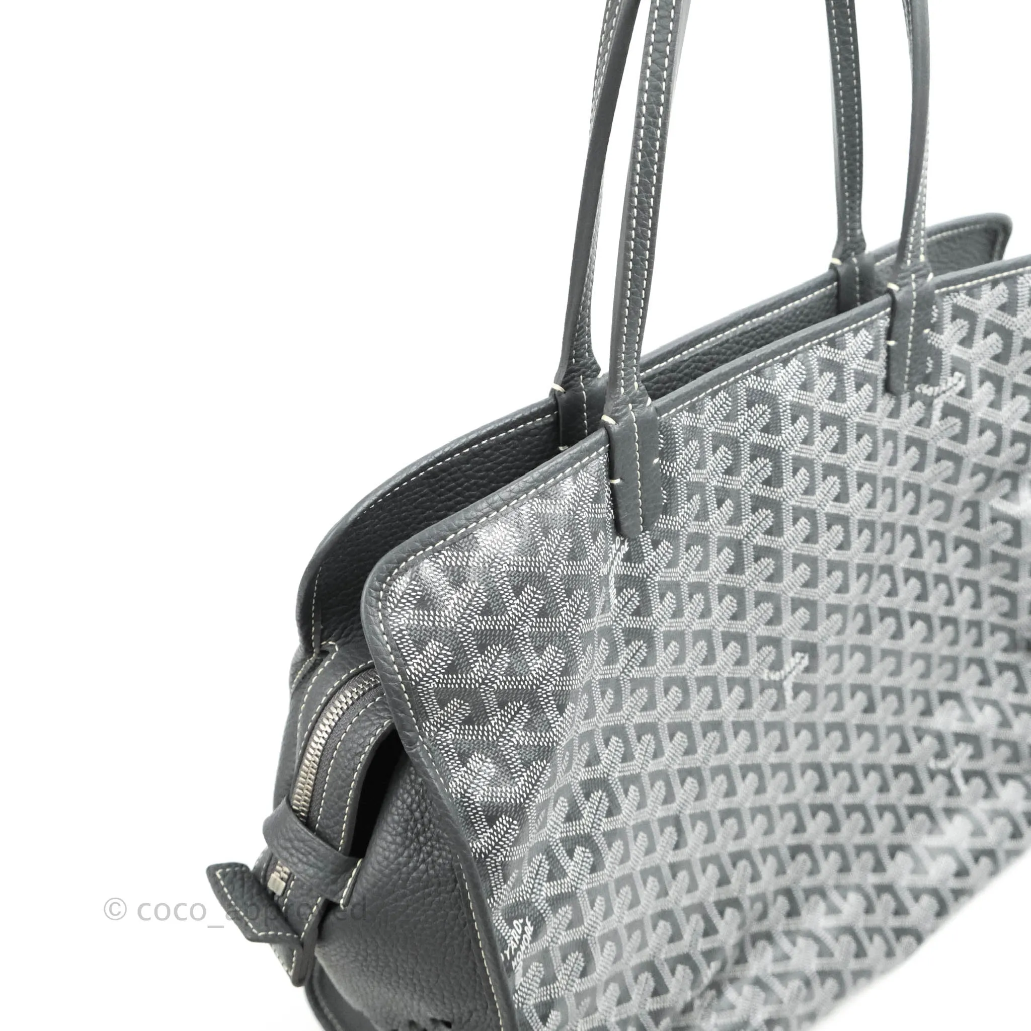 Goyard Goyardine Grey Sac Hardy PM
