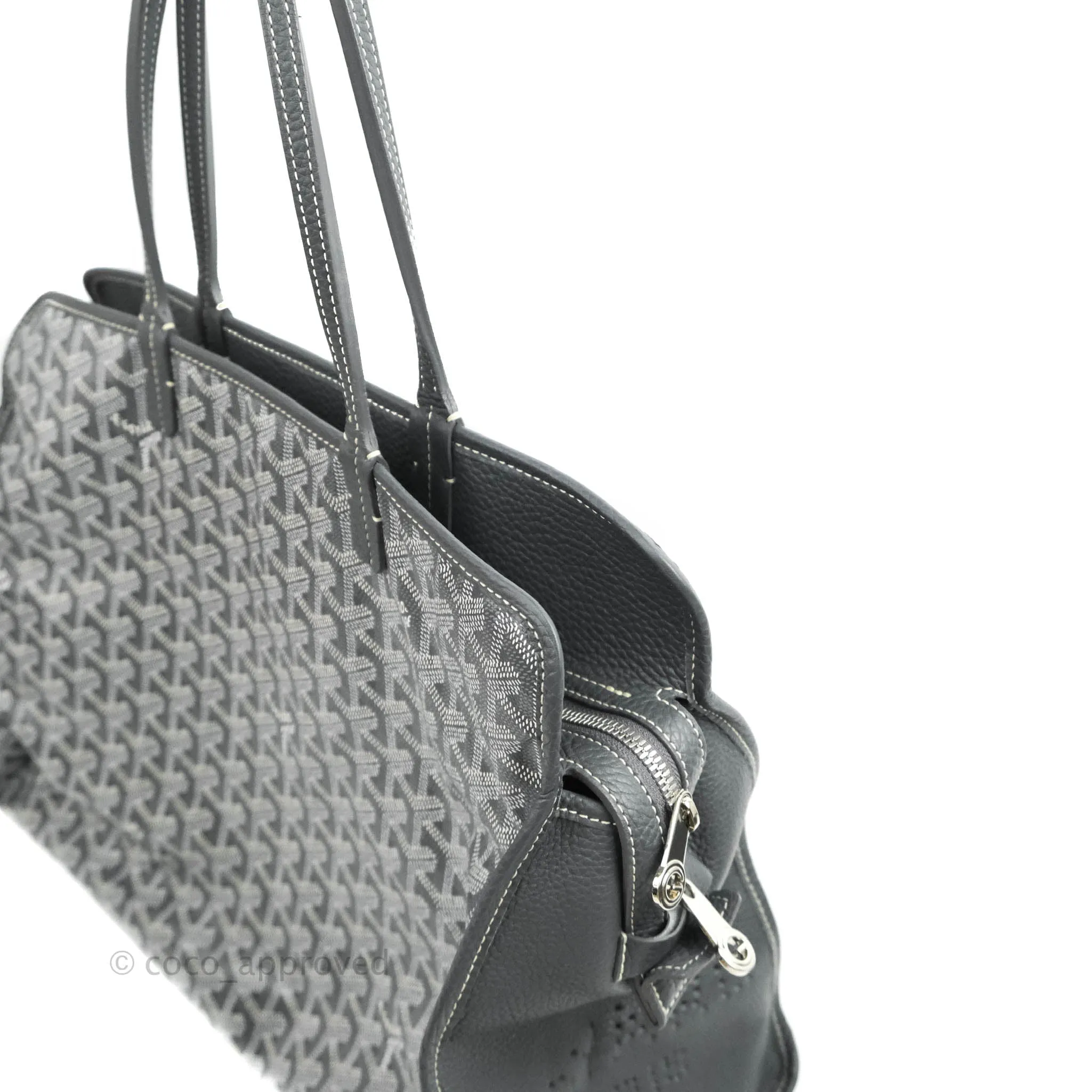 Goyard Goyardine Grey Sac Hardy PM